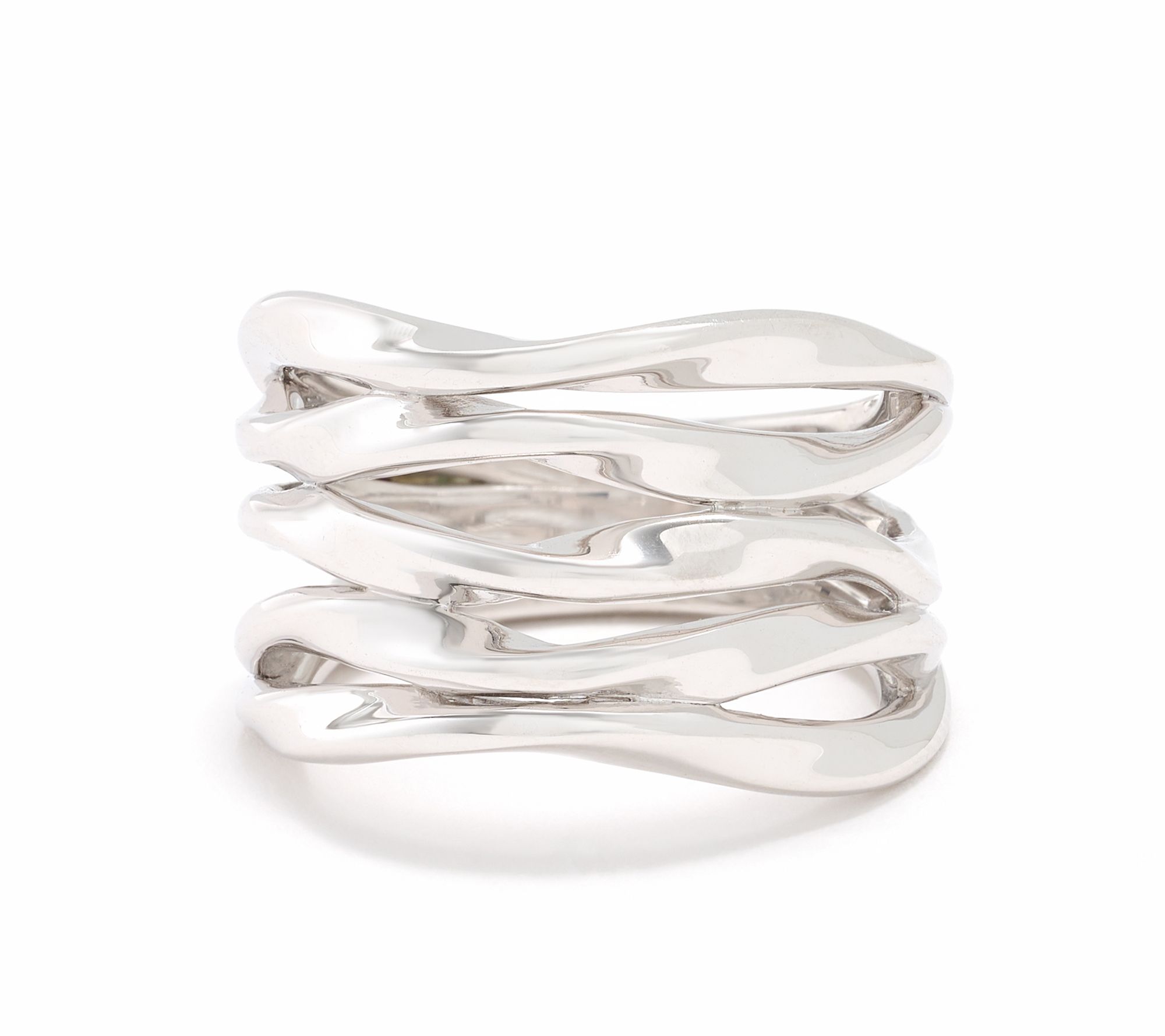Christian James by Scott Grimes Sterling Silver 5 Band Ripple Ring