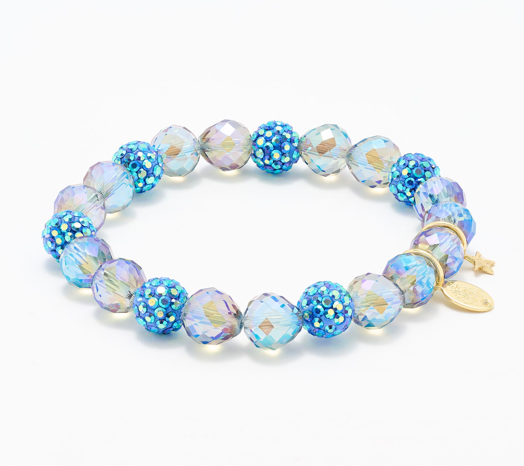 Kirks Folly Forever Loved Crystal Stretch Bracelet