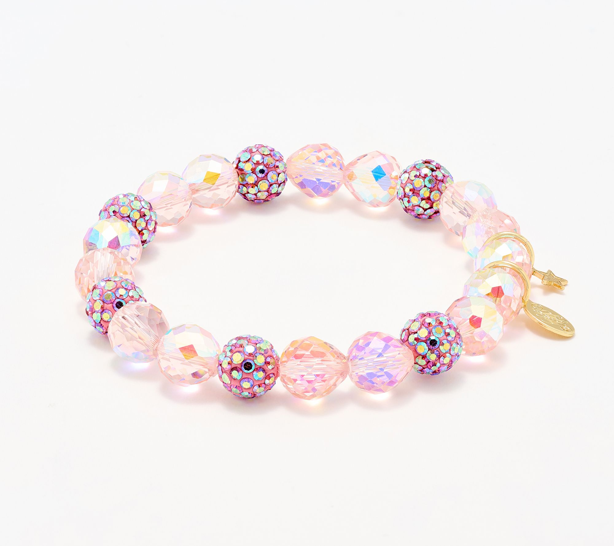 Kirks Folly Forever Loved Crystal Stretch Bracelet