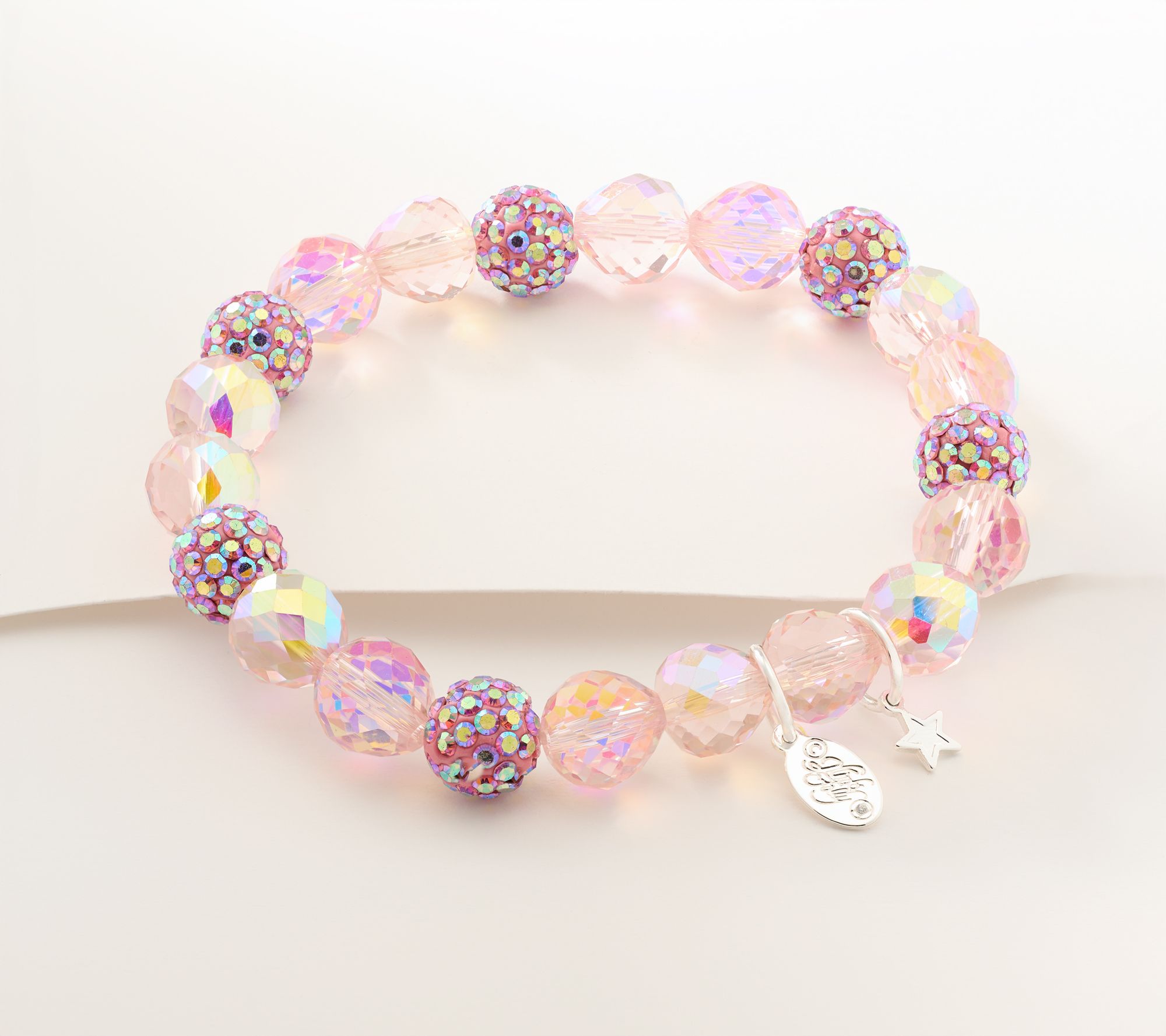 Kirks Folly Forever Loved Crystal Stretch Bracelet