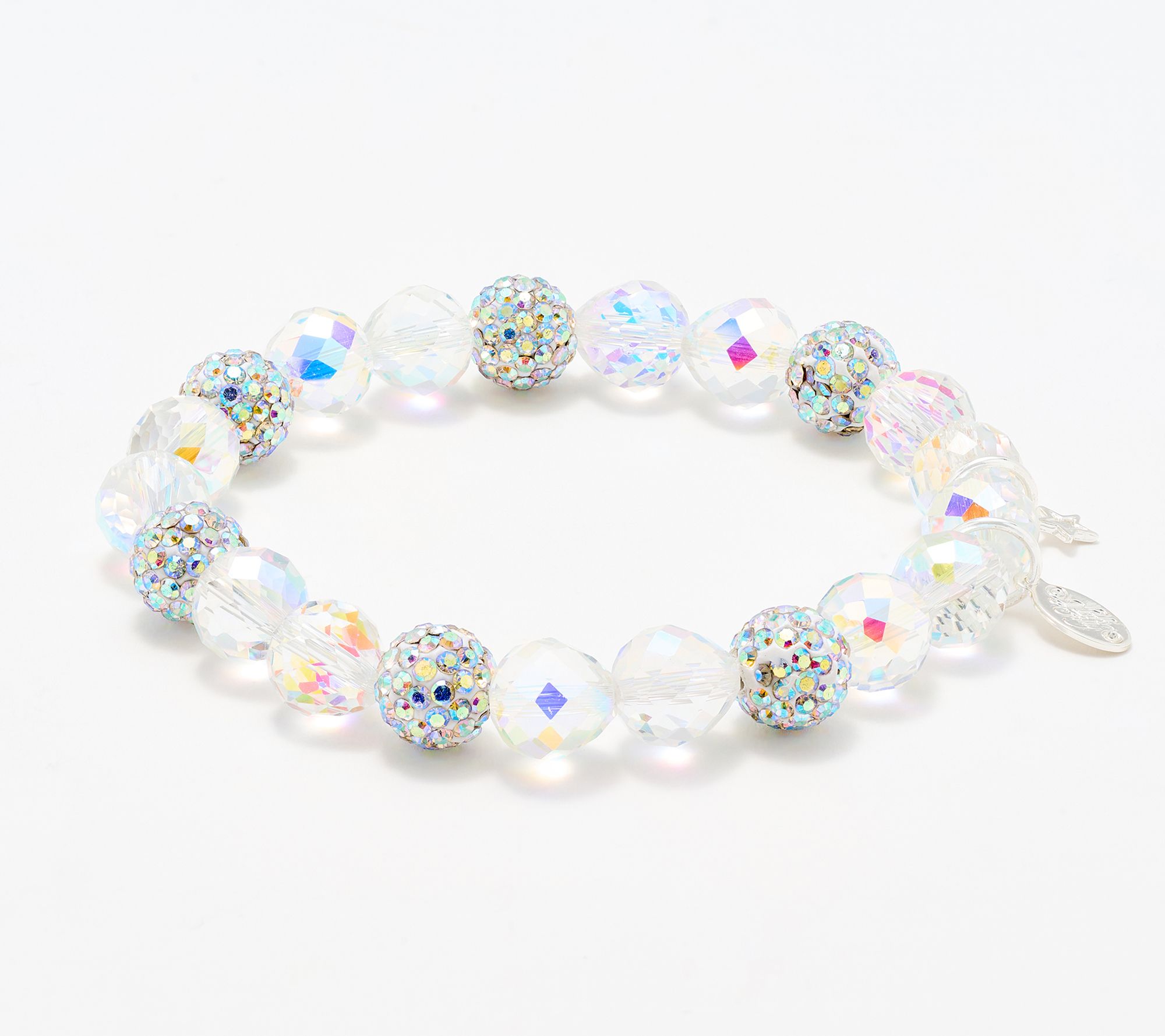 Kirks Folly Forever Loved Crystal Stretch Bracelet