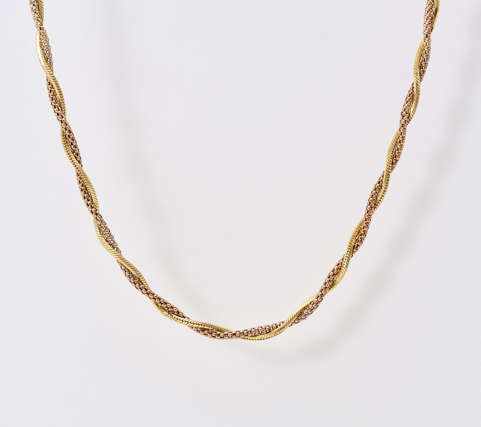 David Markstein Bronze Debut Wrapped Double Necklace