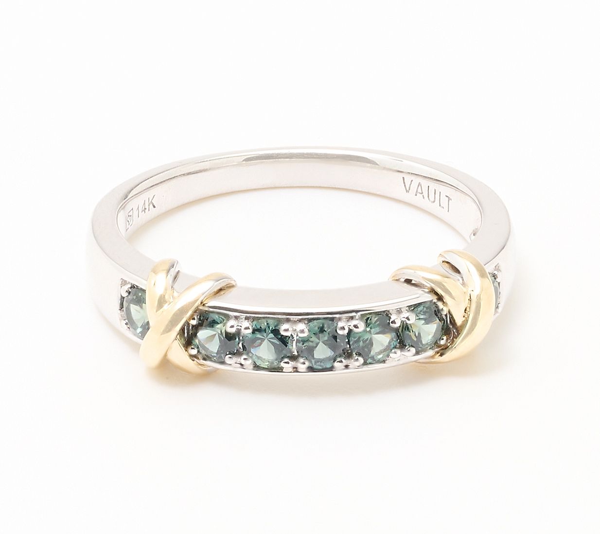 Vault Discoveries Vietnamese Teal Sapphire, 14K Gold