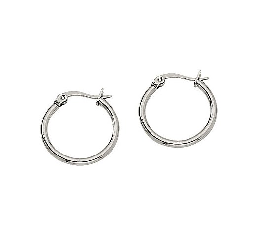 Steel by Design 3/4" Hoop Earrings