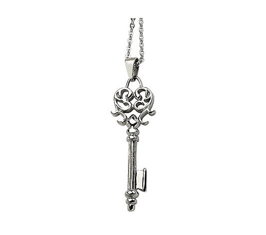 Steel by Design Key Pendant with 22" Chain