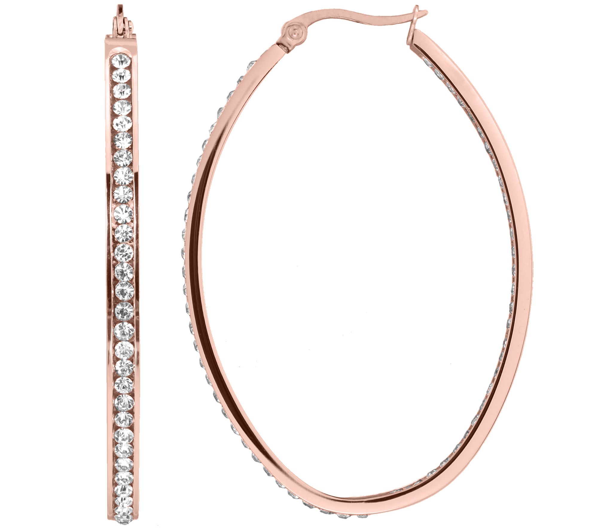Steel by Design 2" Oval Inside Out Hoop