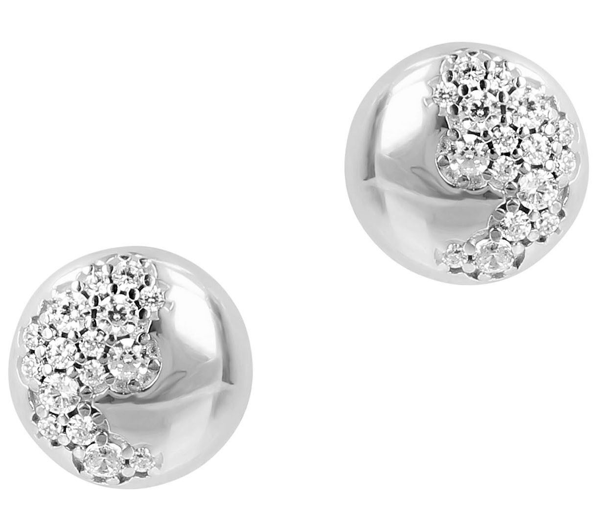 DIiamonique x Veronese Pave Stud Earrings