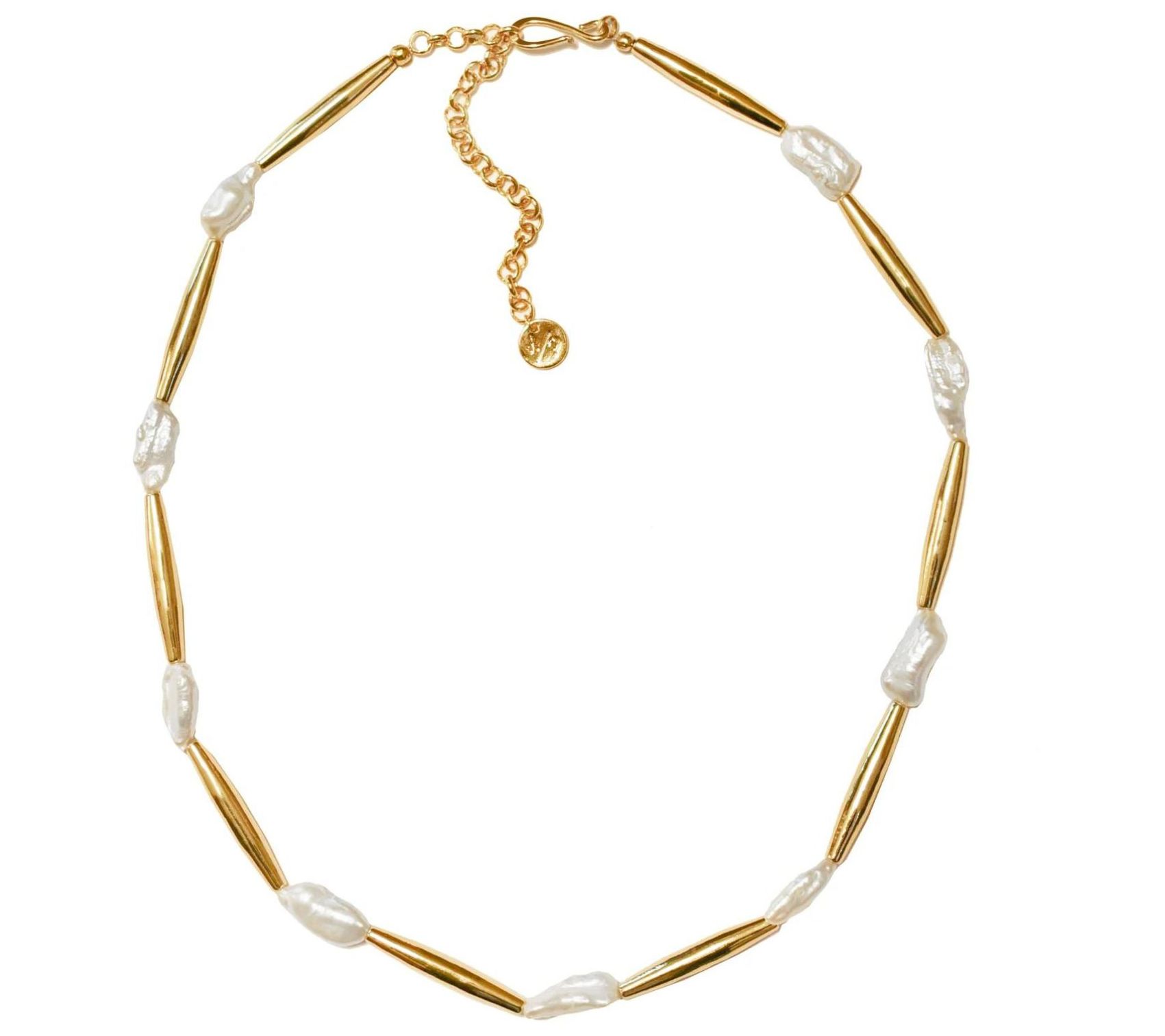 Adriana Pappas Designs Biwa Cultured Pearl Neck lace
