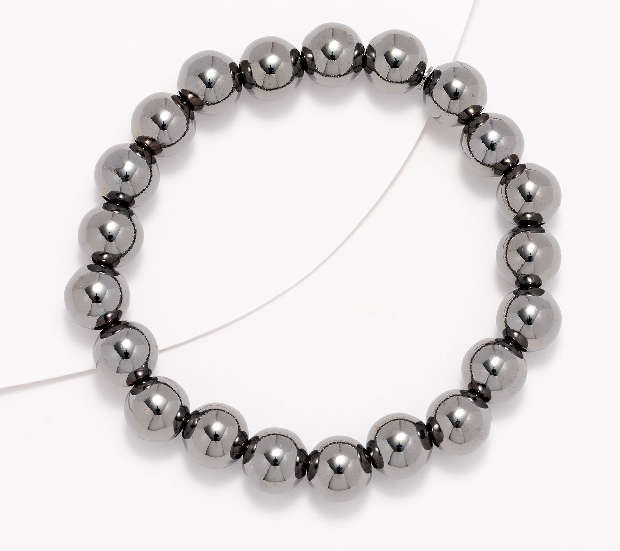 David Markstein Bronze 10mm Beaded Bracelet