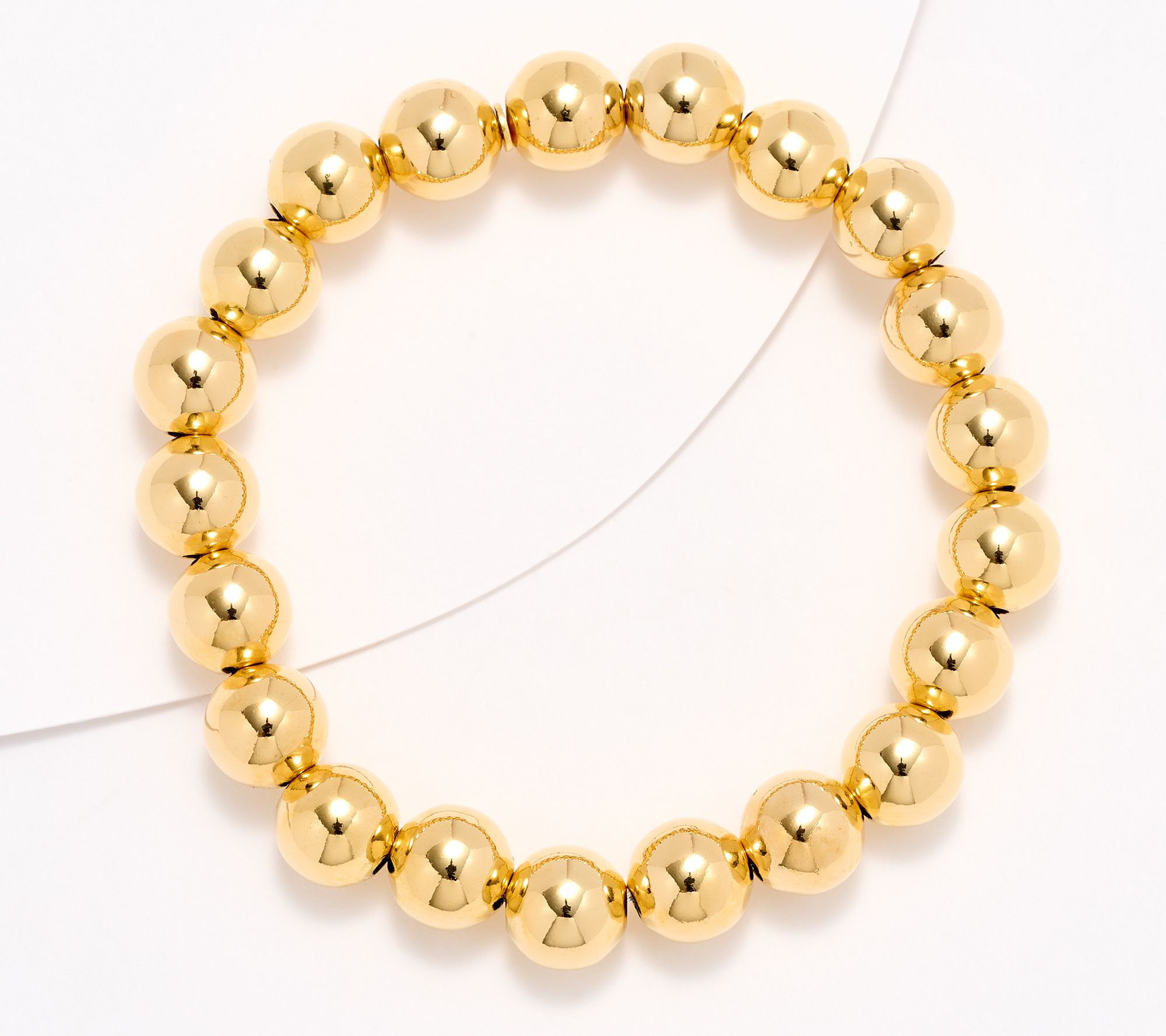 David Markstein Bronze 10mm Beaded Bracelet