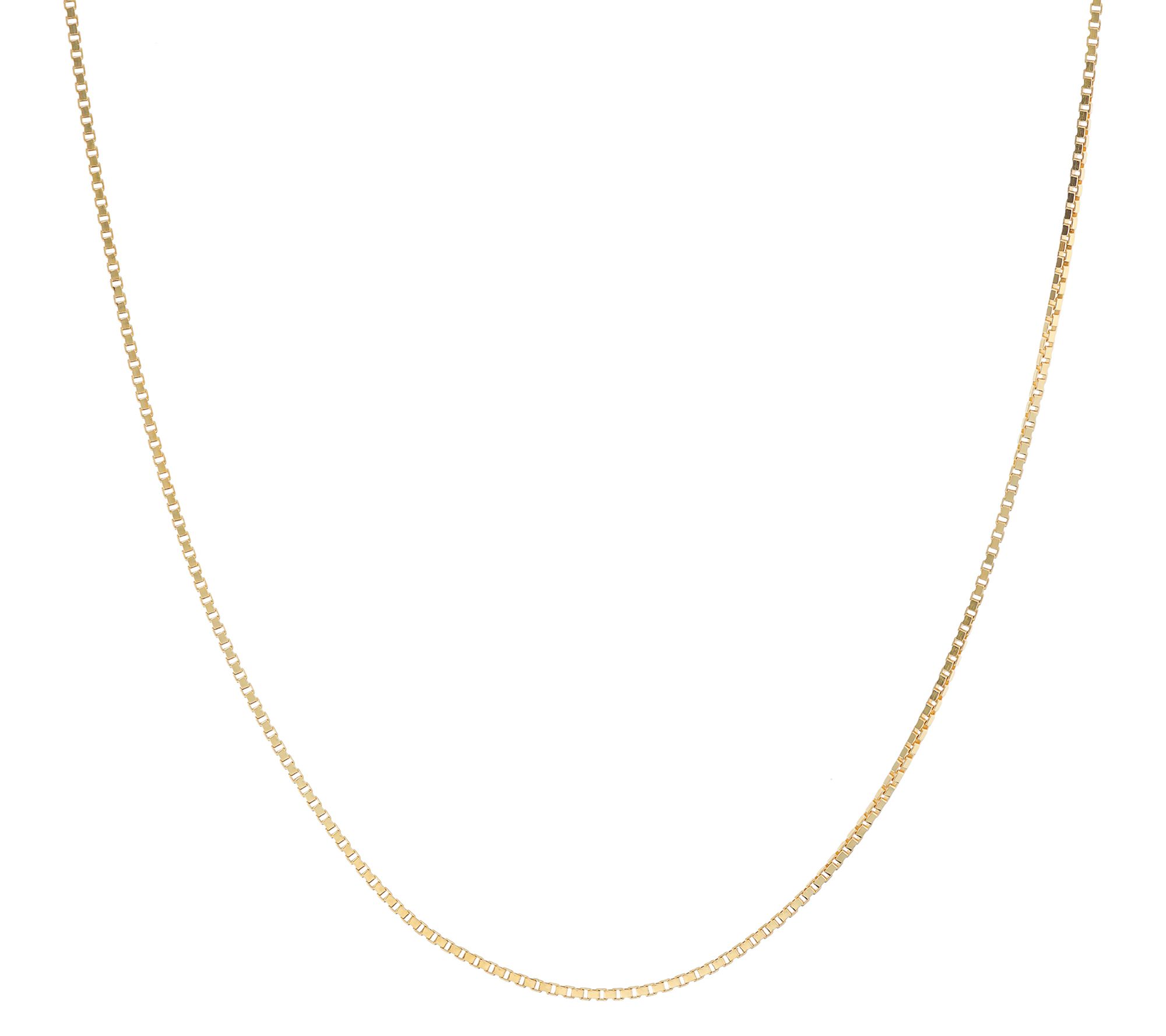 Ultrafine 950 Silver 15" Fine Polished Box Chai n Necklace