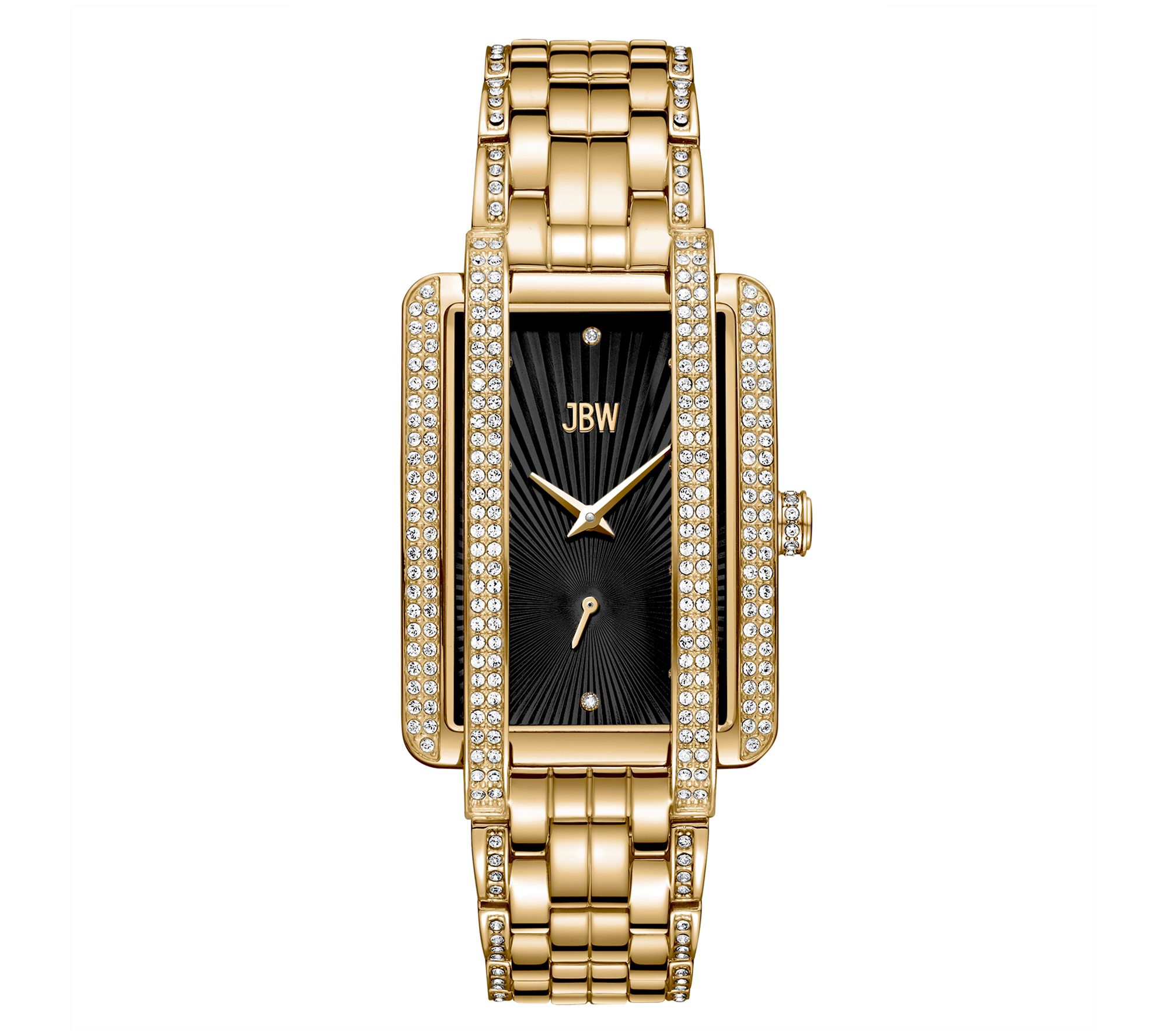  JBW Women's Mink Automatic 18K Gold Plated Diamond Watch