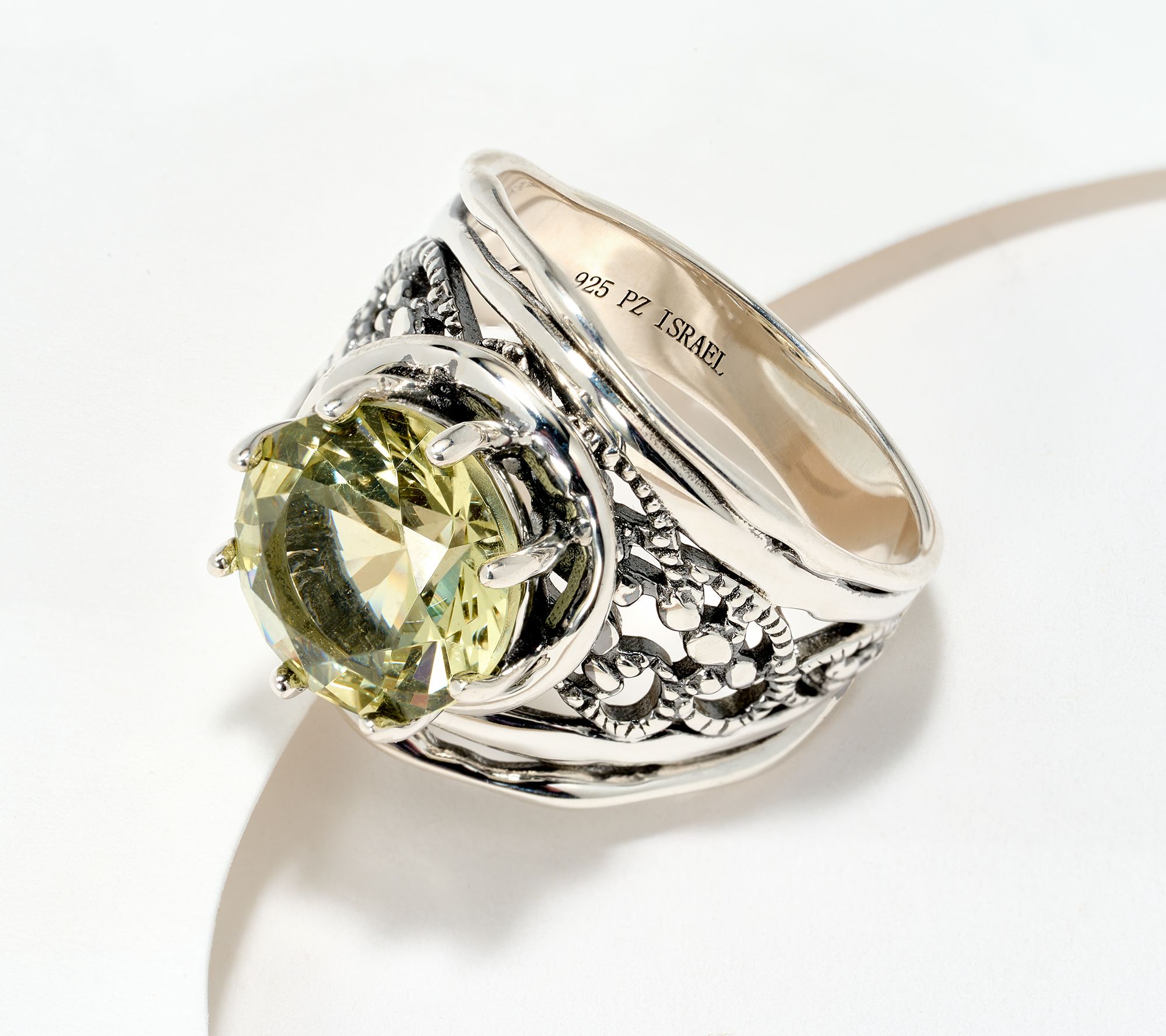 "As Is" Or Paz Sterling Silver Gemstone Ring