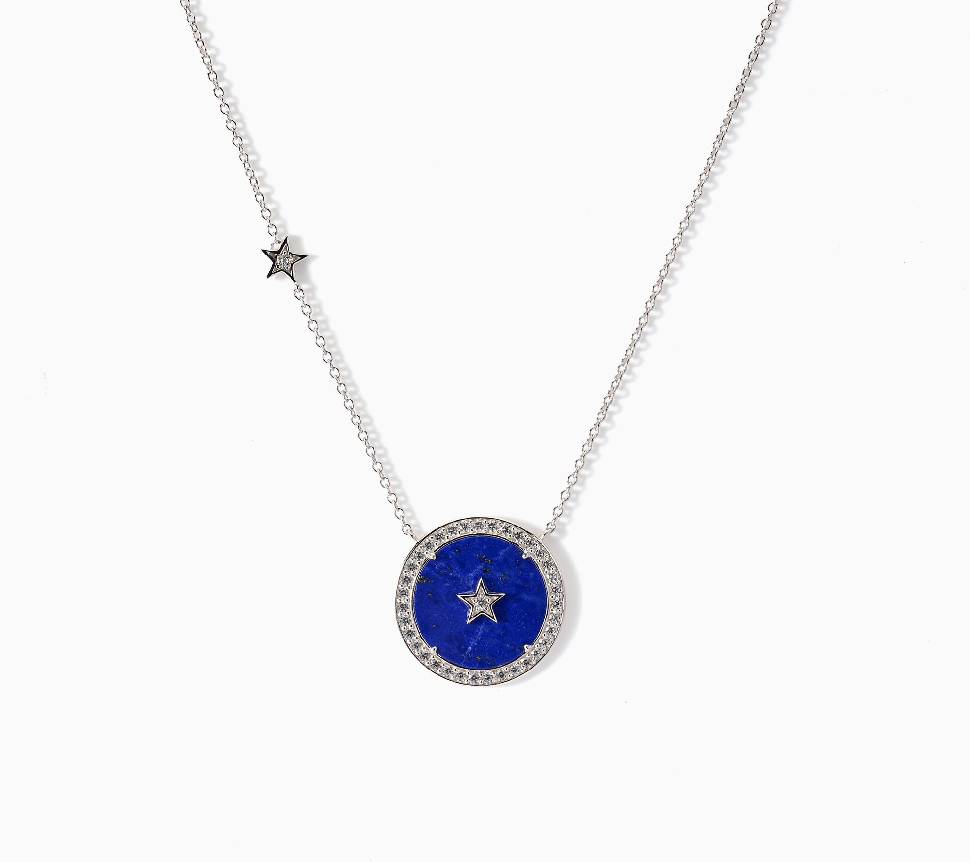 JEN by Jennfier Miller Lapis Medallion Star Center Necklace