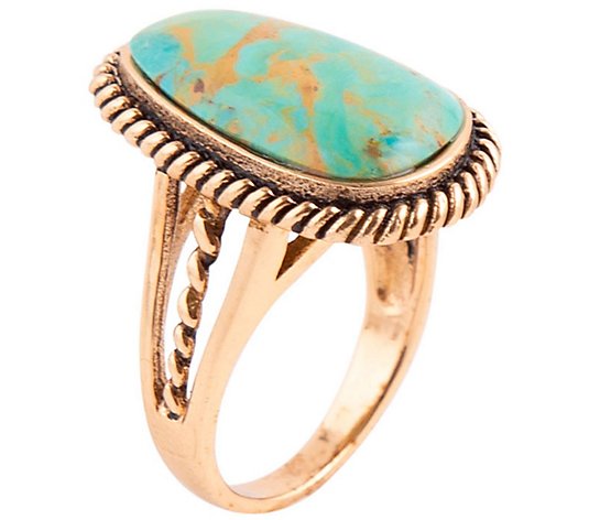 Barse Artisan Crafted Turquoise Gemstone Ring