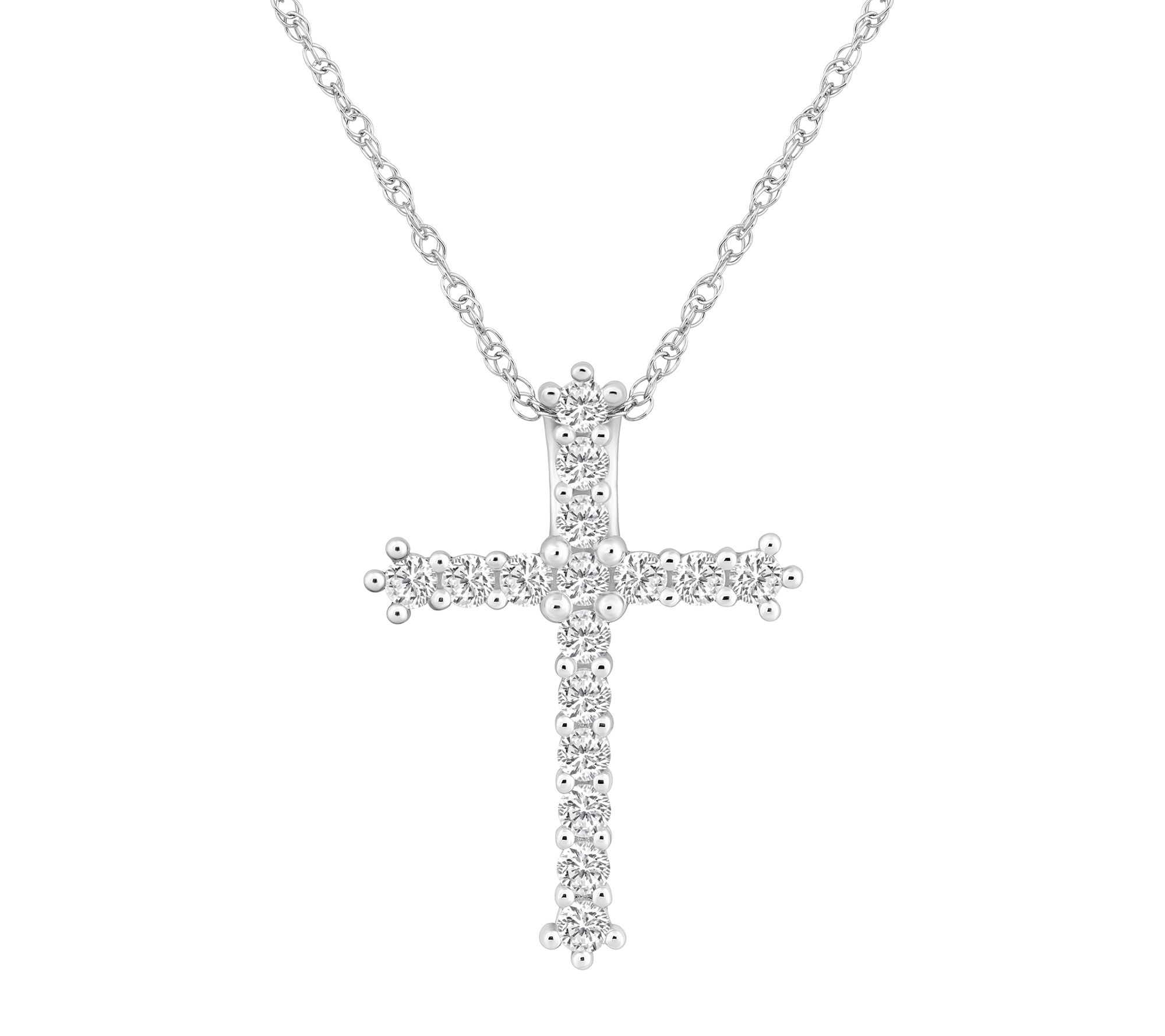 Affinity 0.50 cttw Diamond Heart Pendant w/ Chain, 14K Gold