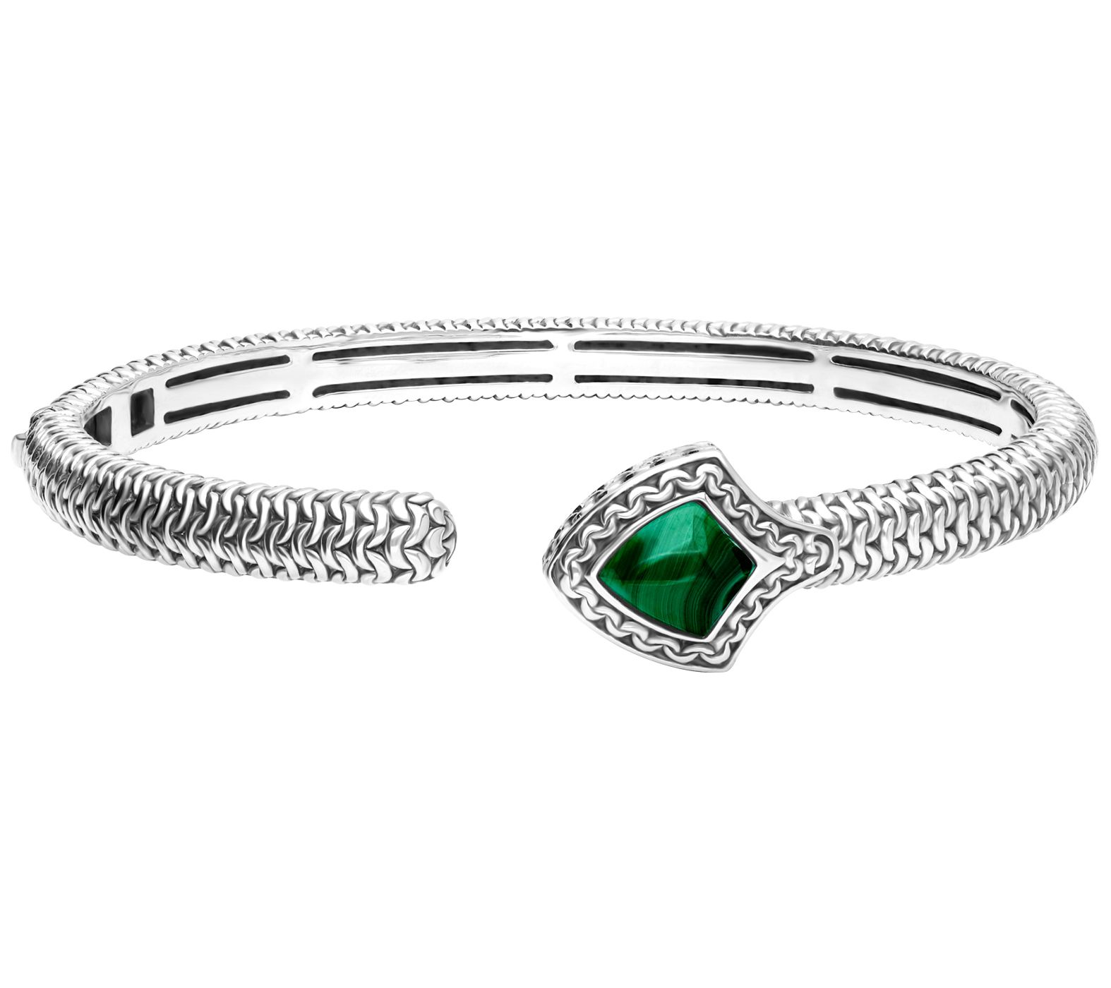 Tiffany Kay Studio Sterling Silver Malachite Cuff