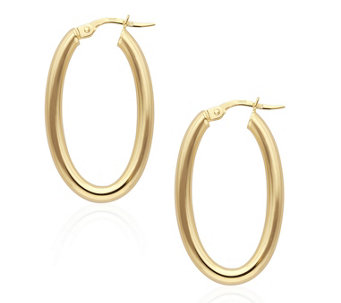 Adi Paz 14K Gold Oval Hoop Earrings - J410868