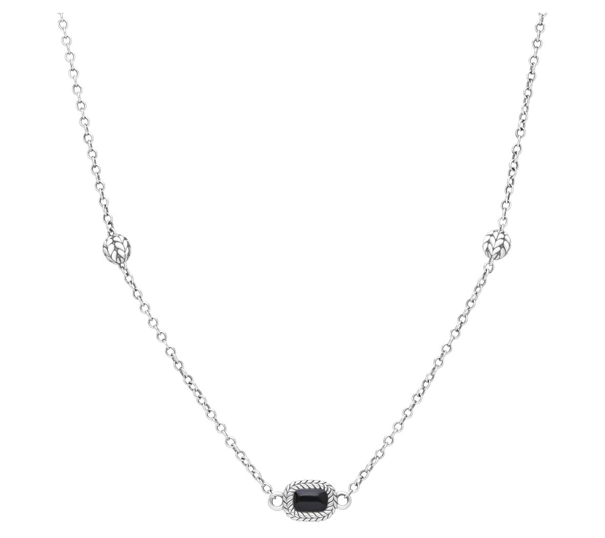 Tiffany Kay Studio Sterling Gemstone Station Necklace