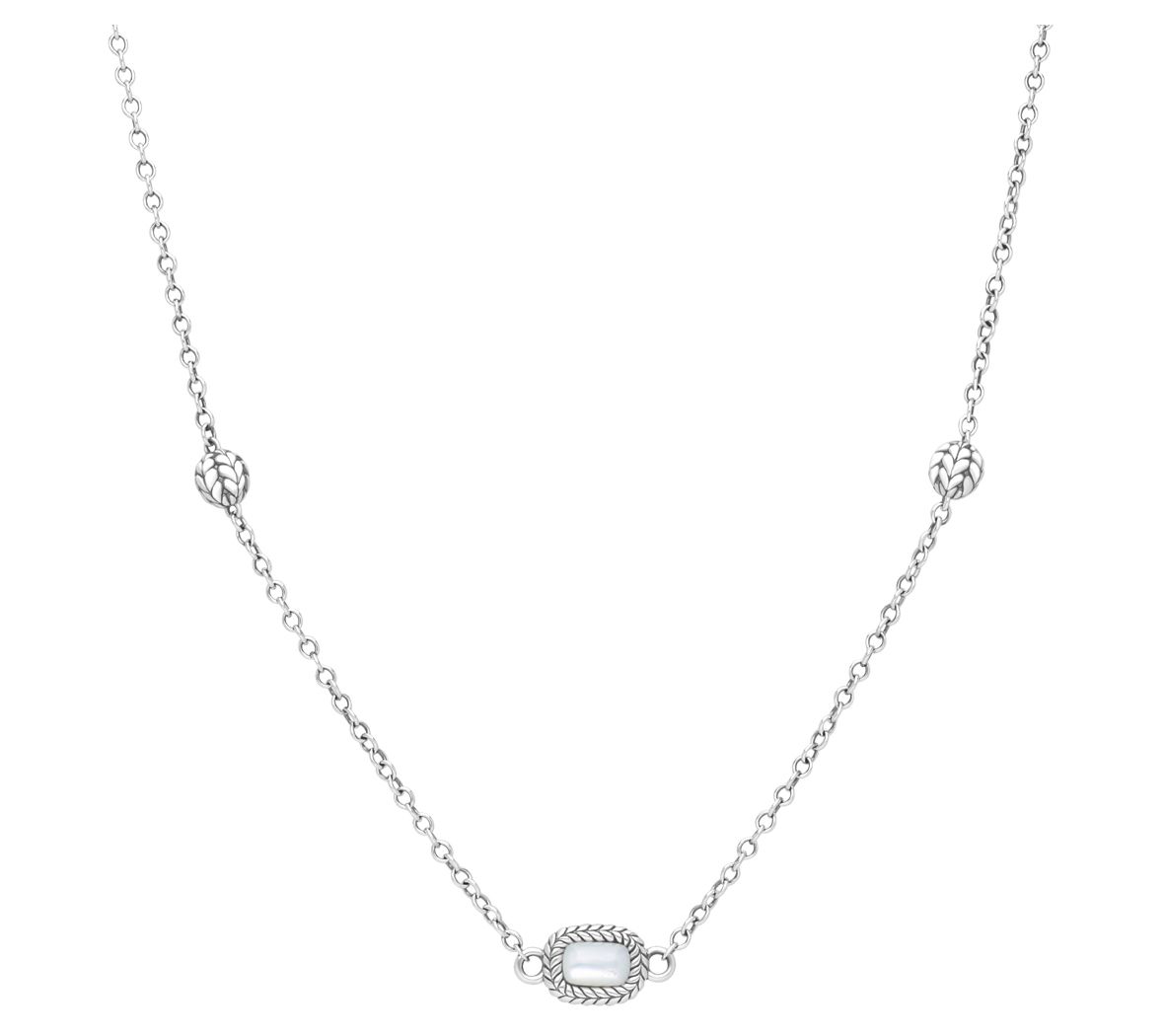 Tiffany Kay Studio Sterling Gemstone Station Necklace
