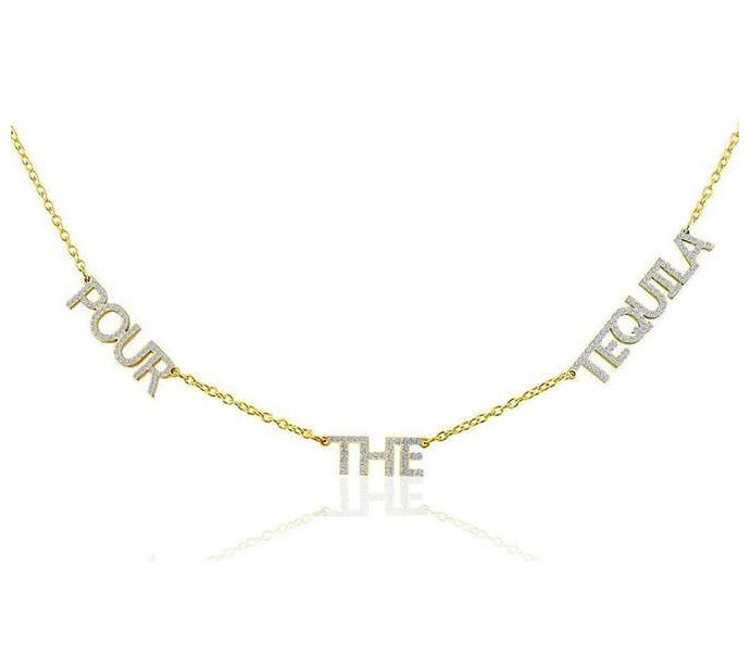 Diamonque x Zaxie Pour The Tequila Necklace
