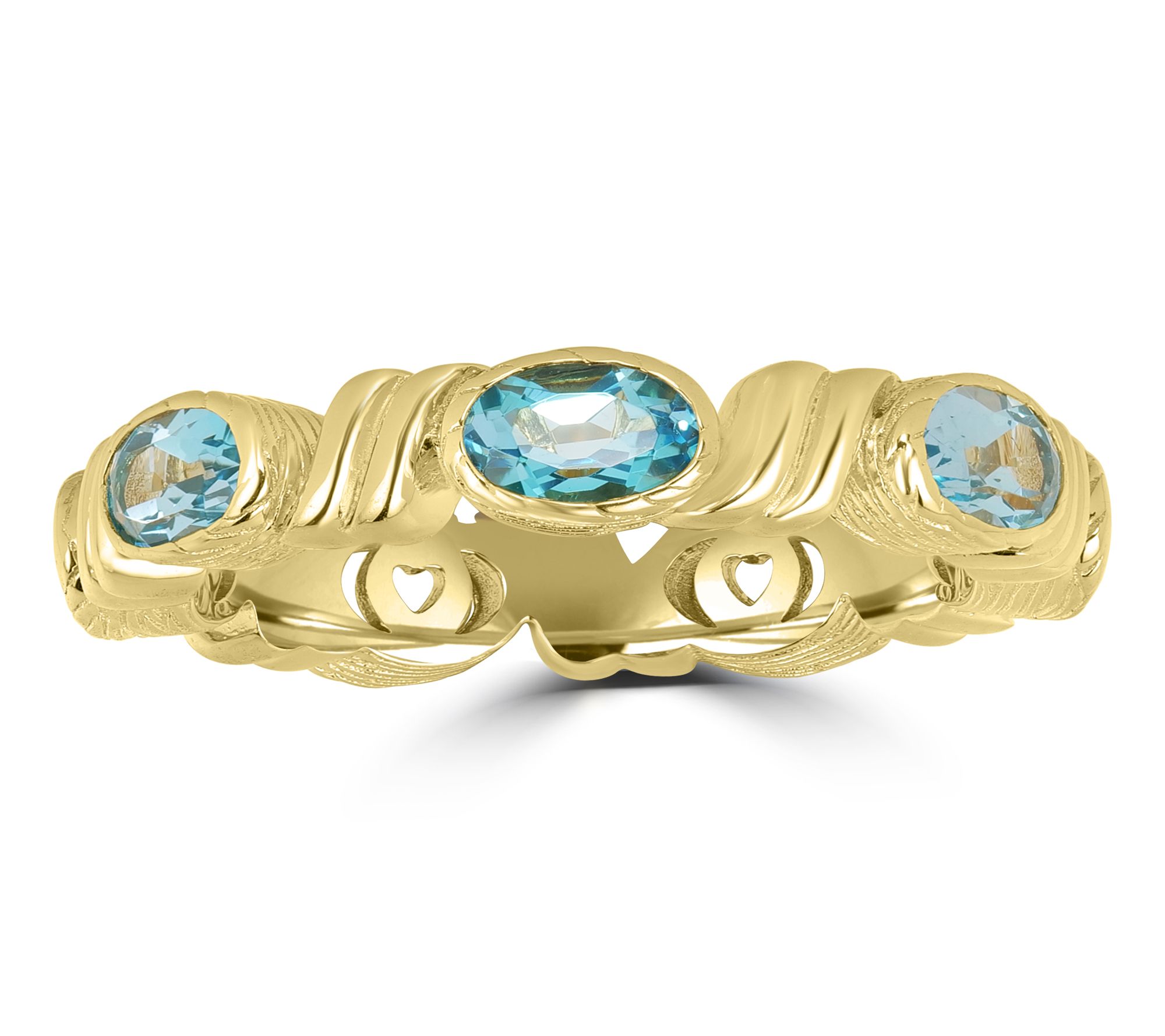 Christian James x Scott Grimes 14K Gold Clad Gemstone Ring