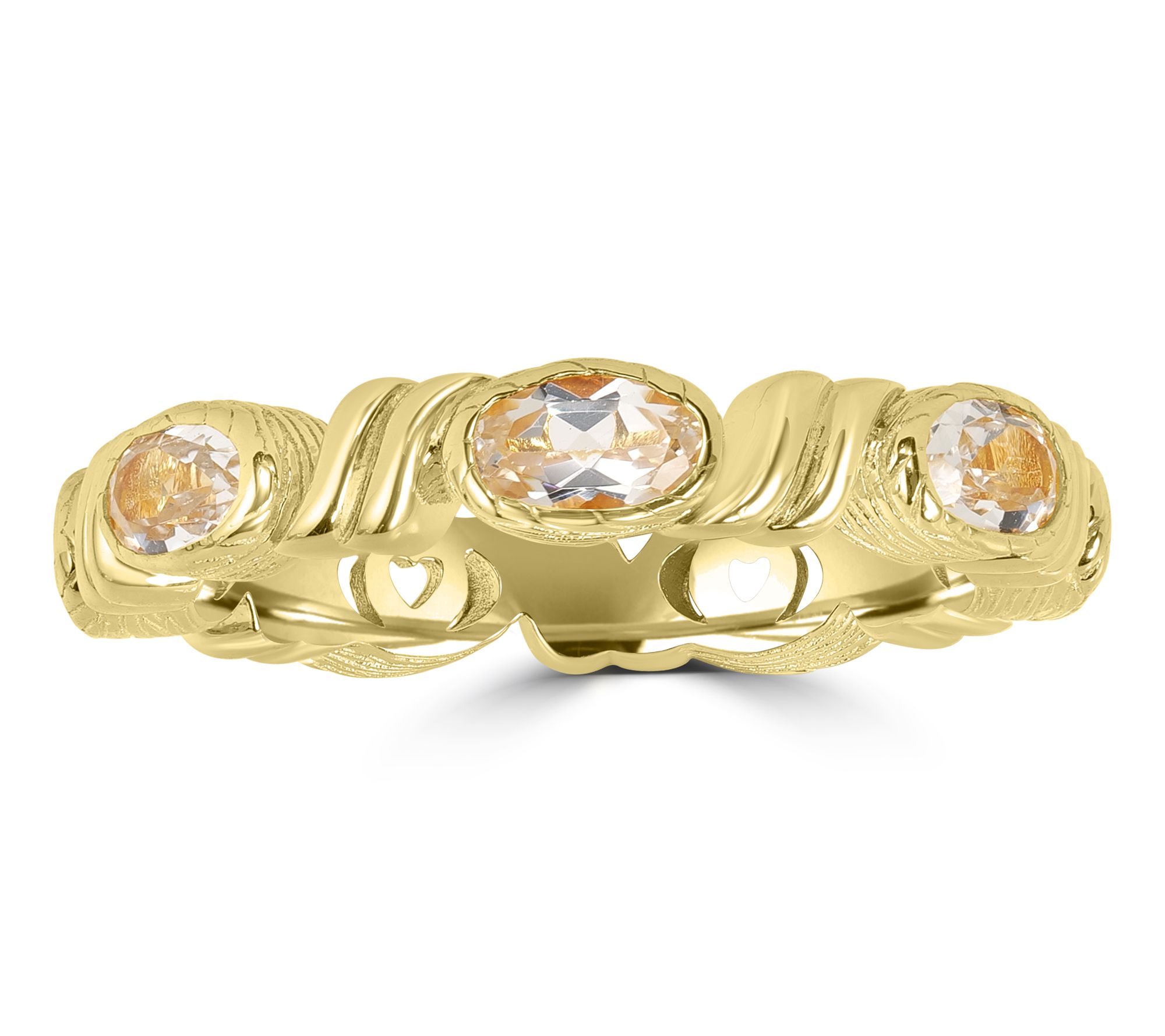 Christian James x Scott Grimes 14K Gold Clad Gemstone Ring