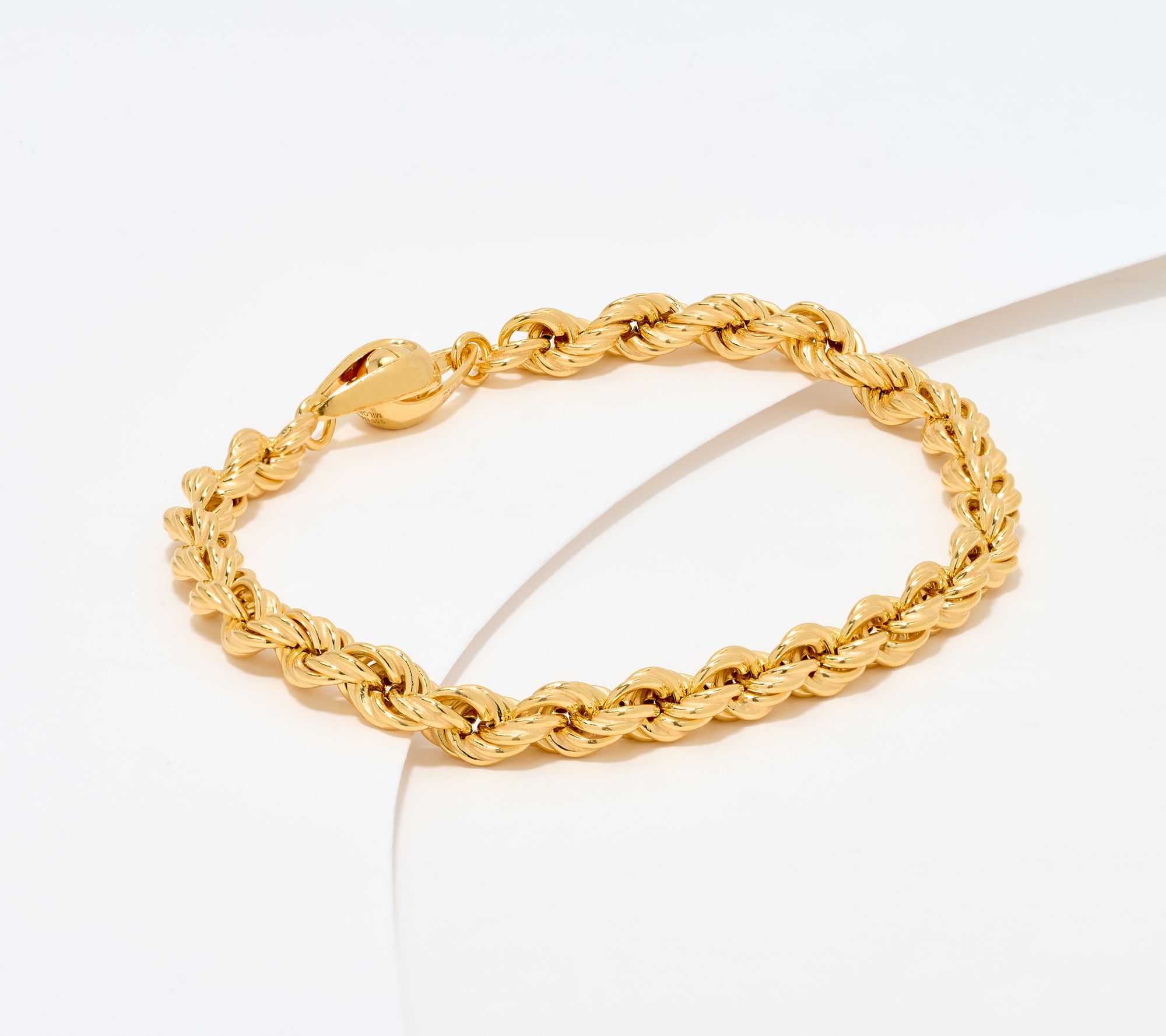 UltraFine 950 Silver Rope Chain Magnetic Clasp Braclet