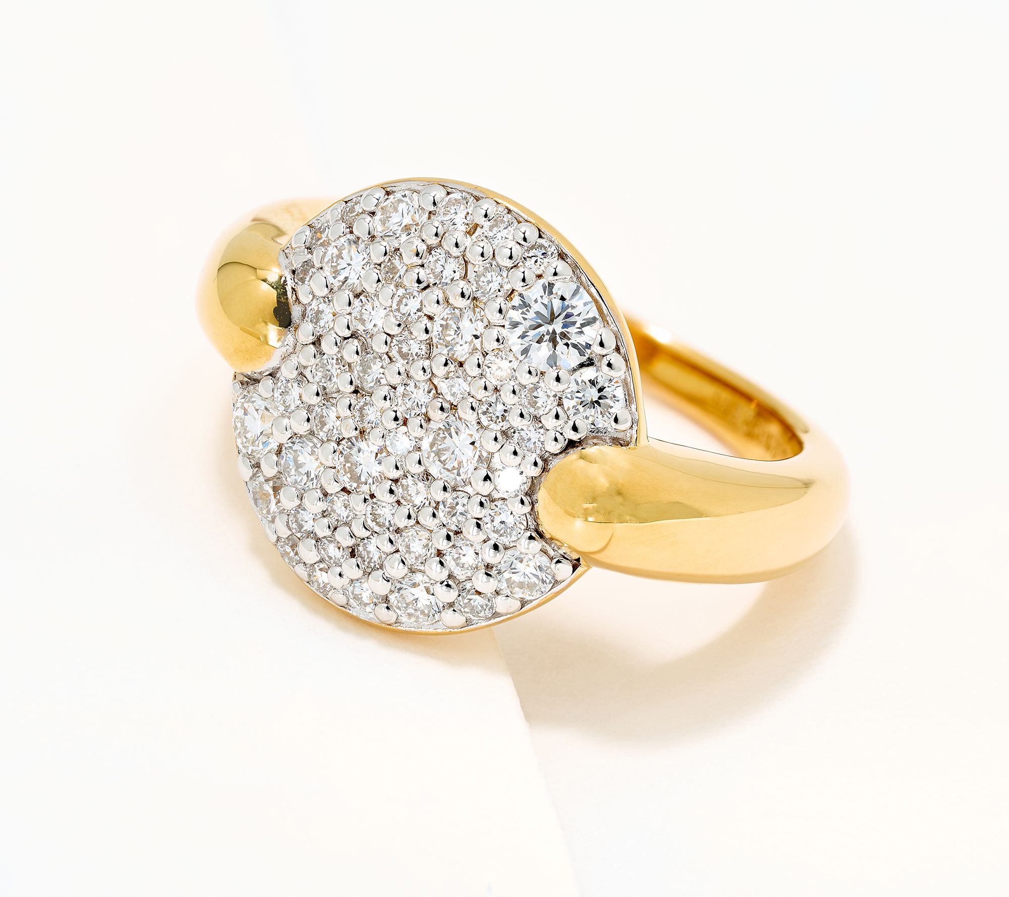 JEN by Jennifer Miller Cobblestone Round Lab Grown Diamond Ring