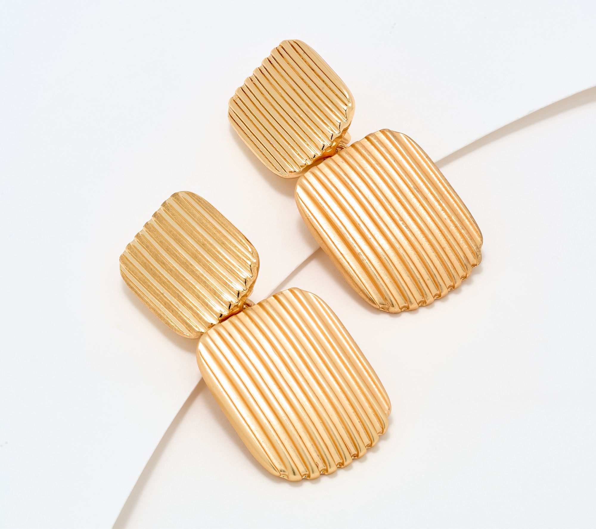 Susan Graver Classic Block Earrings