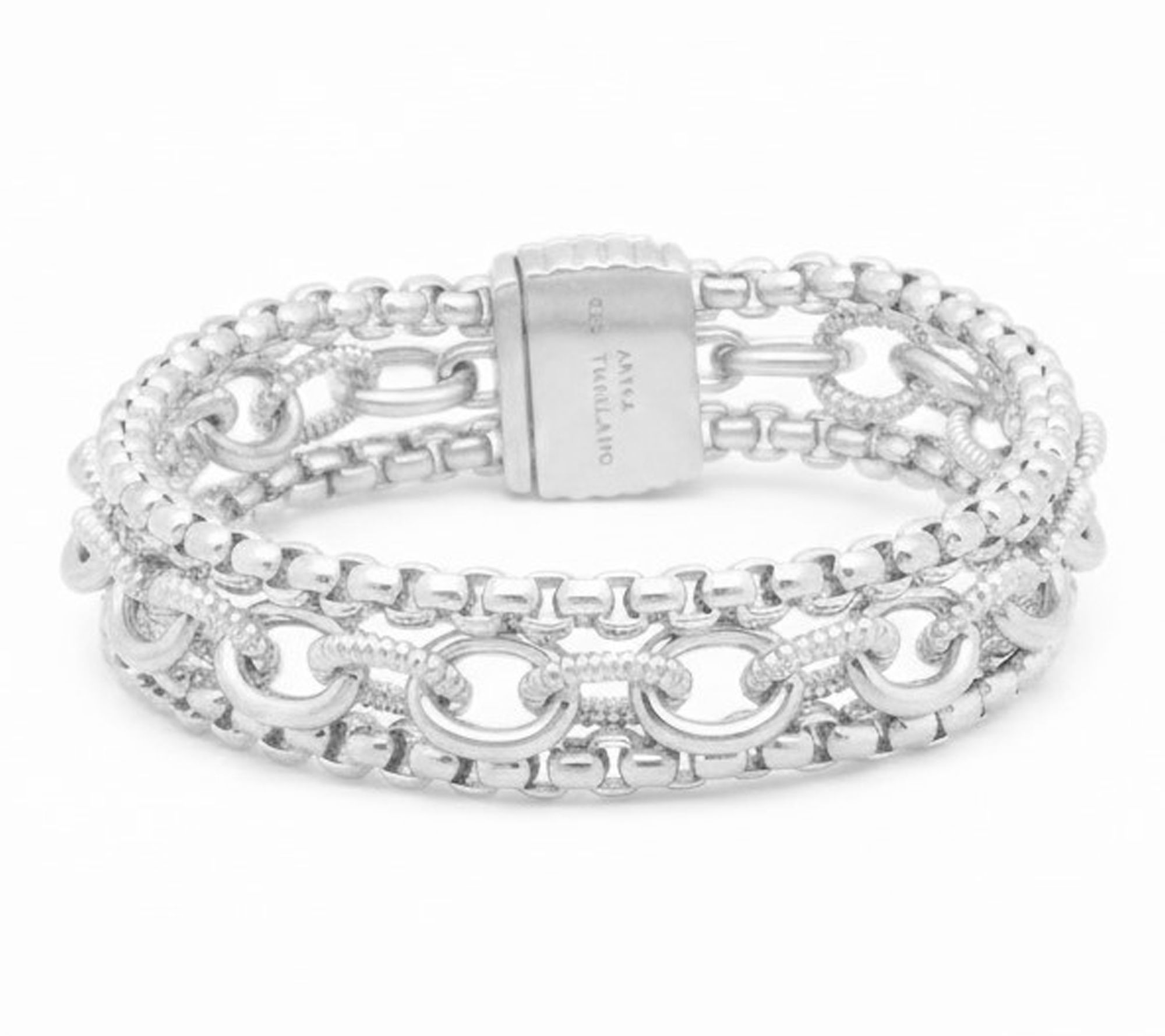 Ariva Sterling Silver Multi-Chain Bracelet