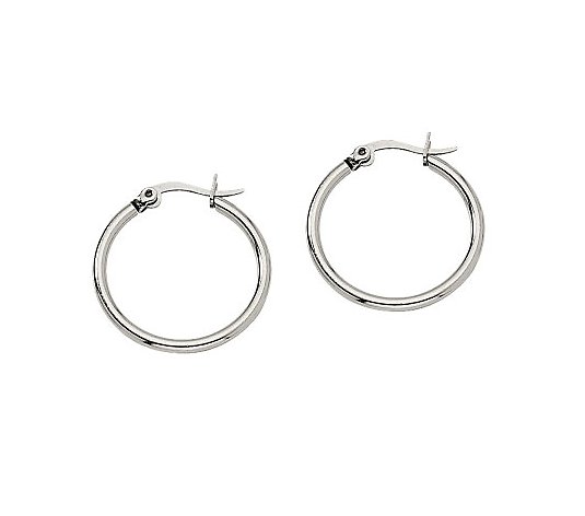 Steel by Design 3/4" Hoop Earrings