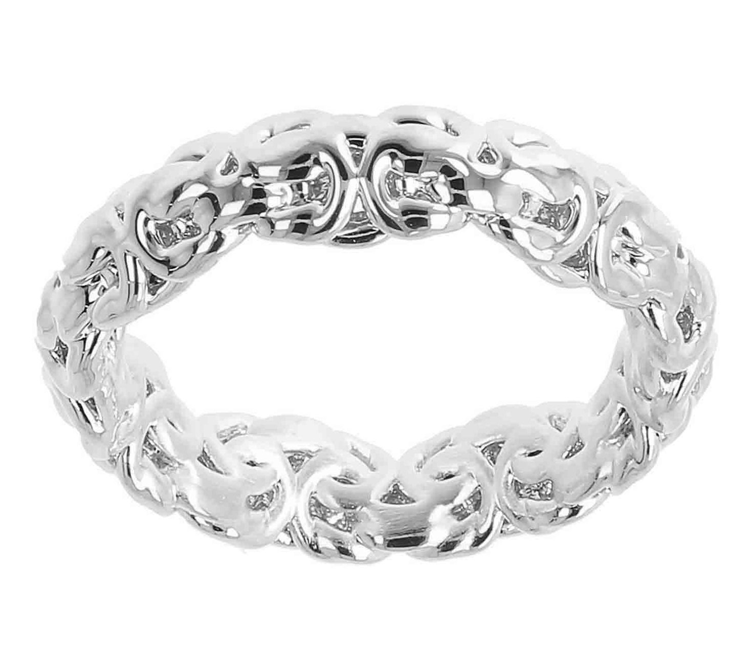 BellaOro Polished Byzantine Band Ring, 14K