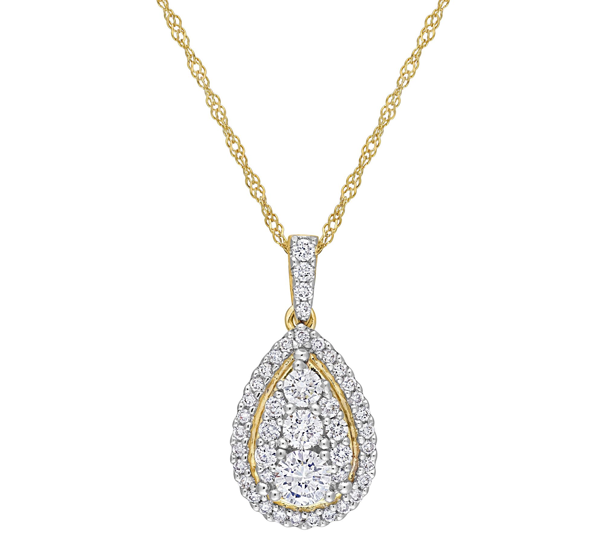 Qvc affinity deals diamond necklaces