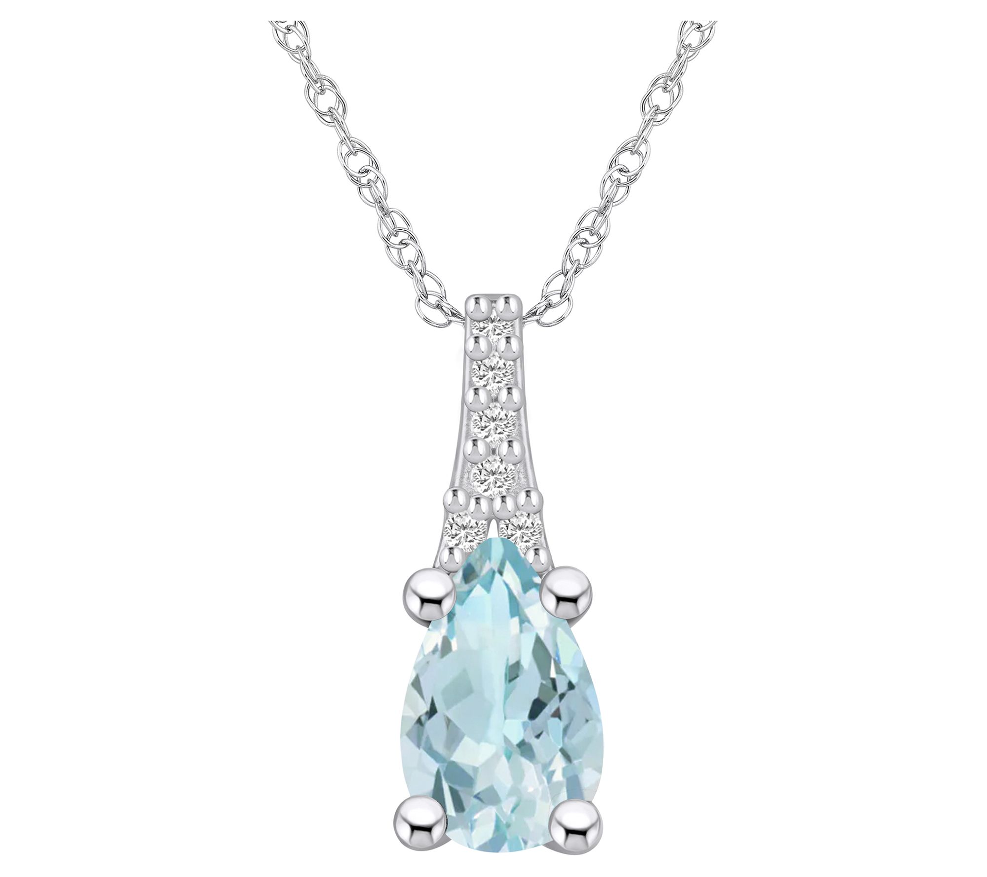 Qvc on sale aquamarine jewelry