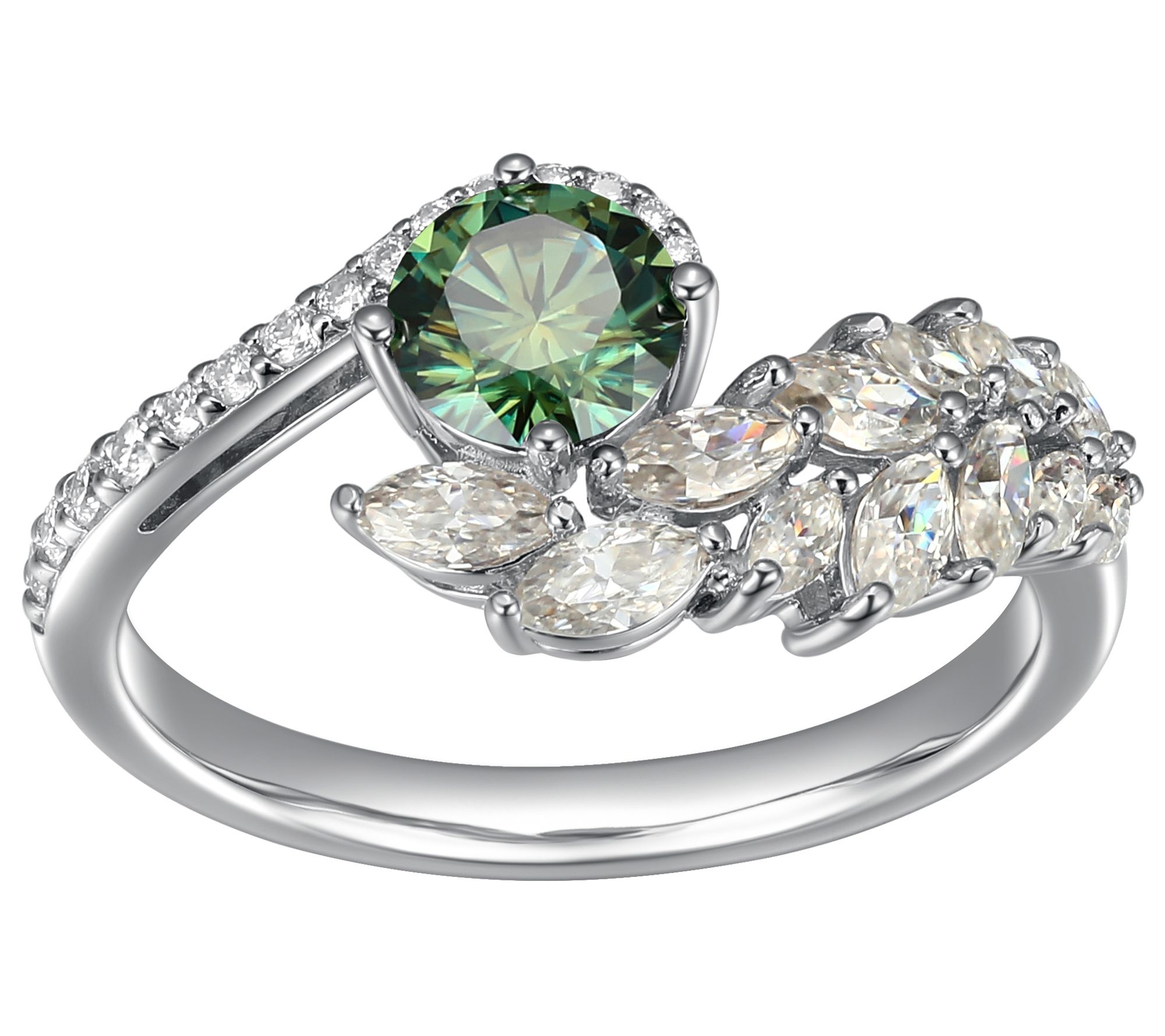 Qvc moissanite online rings