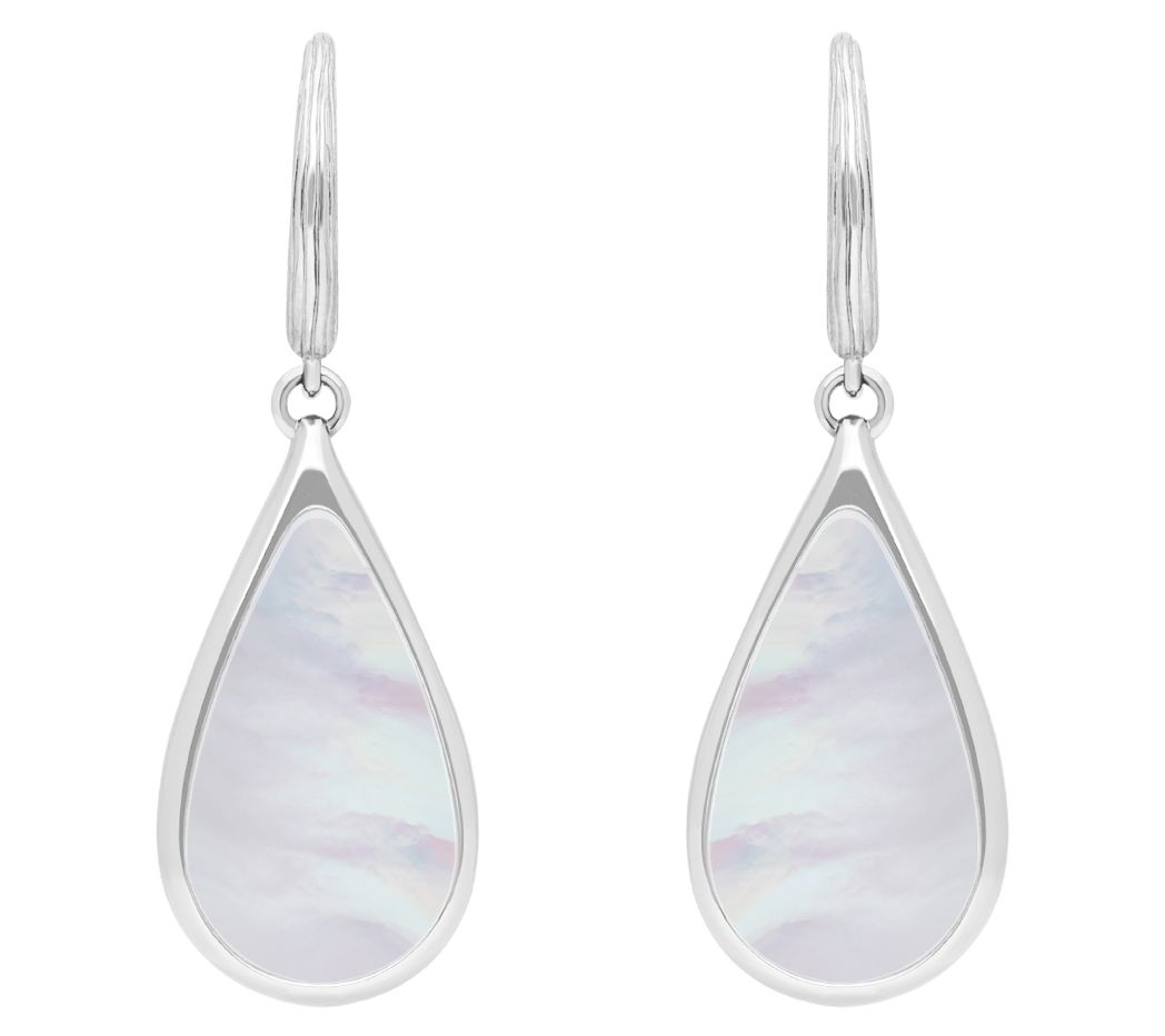 Ariva Sterling Silver Mother Of Pearl TeardropEarrings