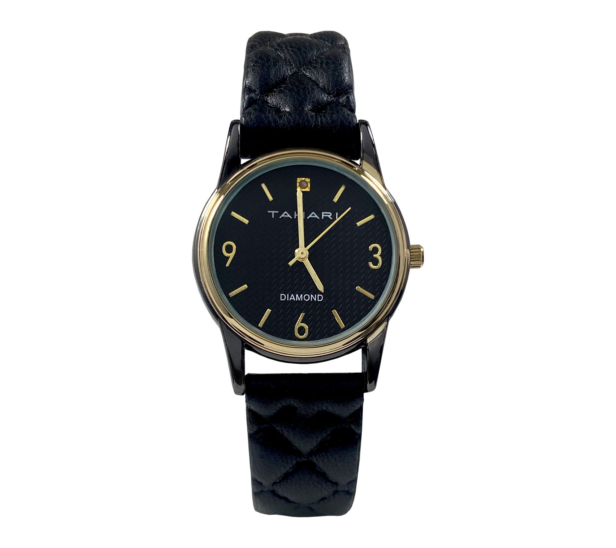 Tahari Women's Goldtone Necklace, Earrings & Watch Set