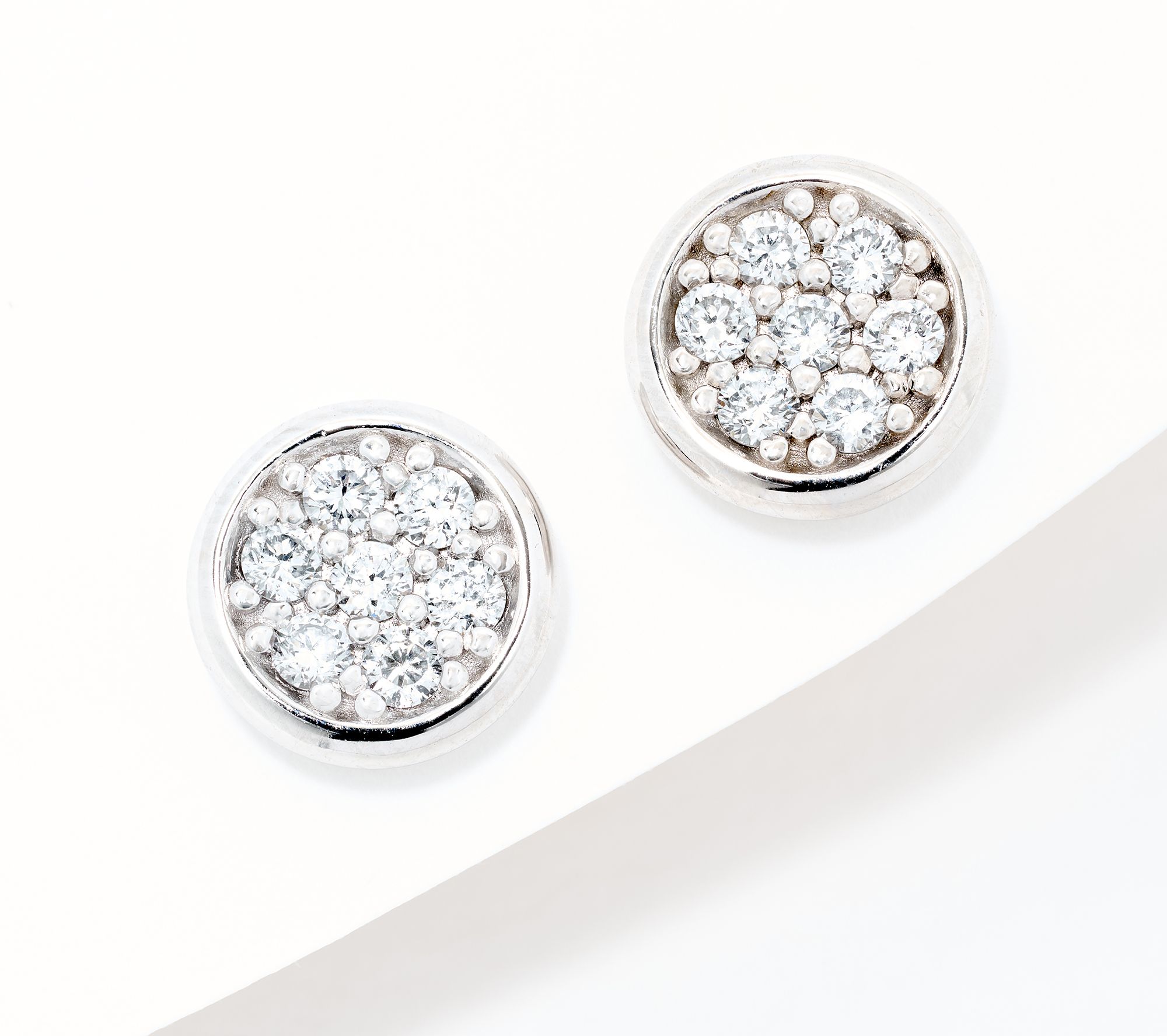 JEN by Jennifer Miller Lab Grown Diamond Pave Earrings,0.49ct