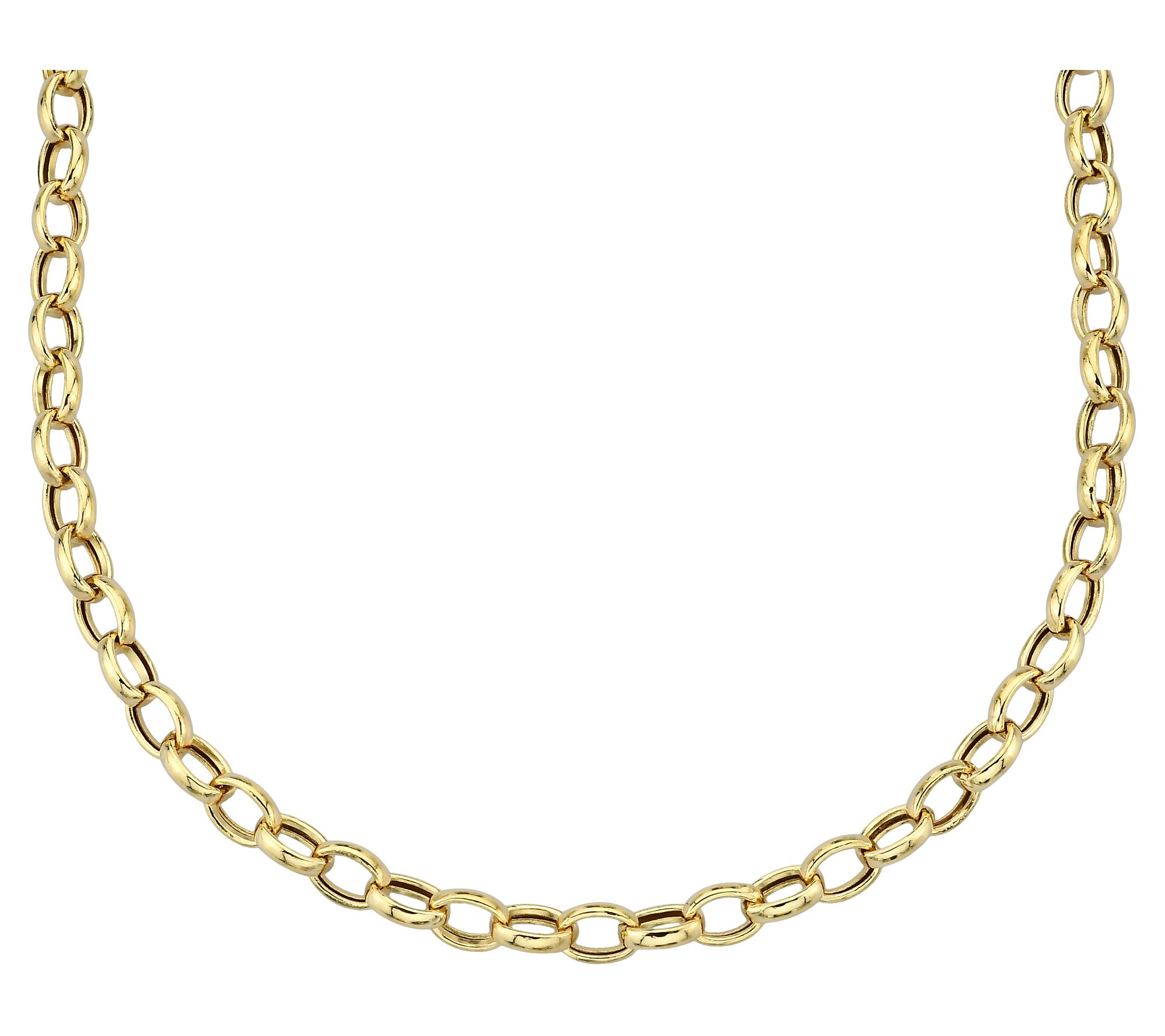 Adorna 14K Gold 20" Rolo Chain Necklace