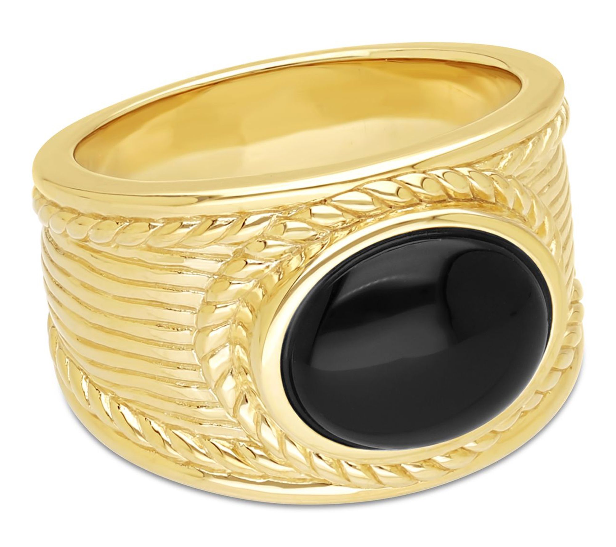 Ariva Sterling Silver Onyx Arden Ring