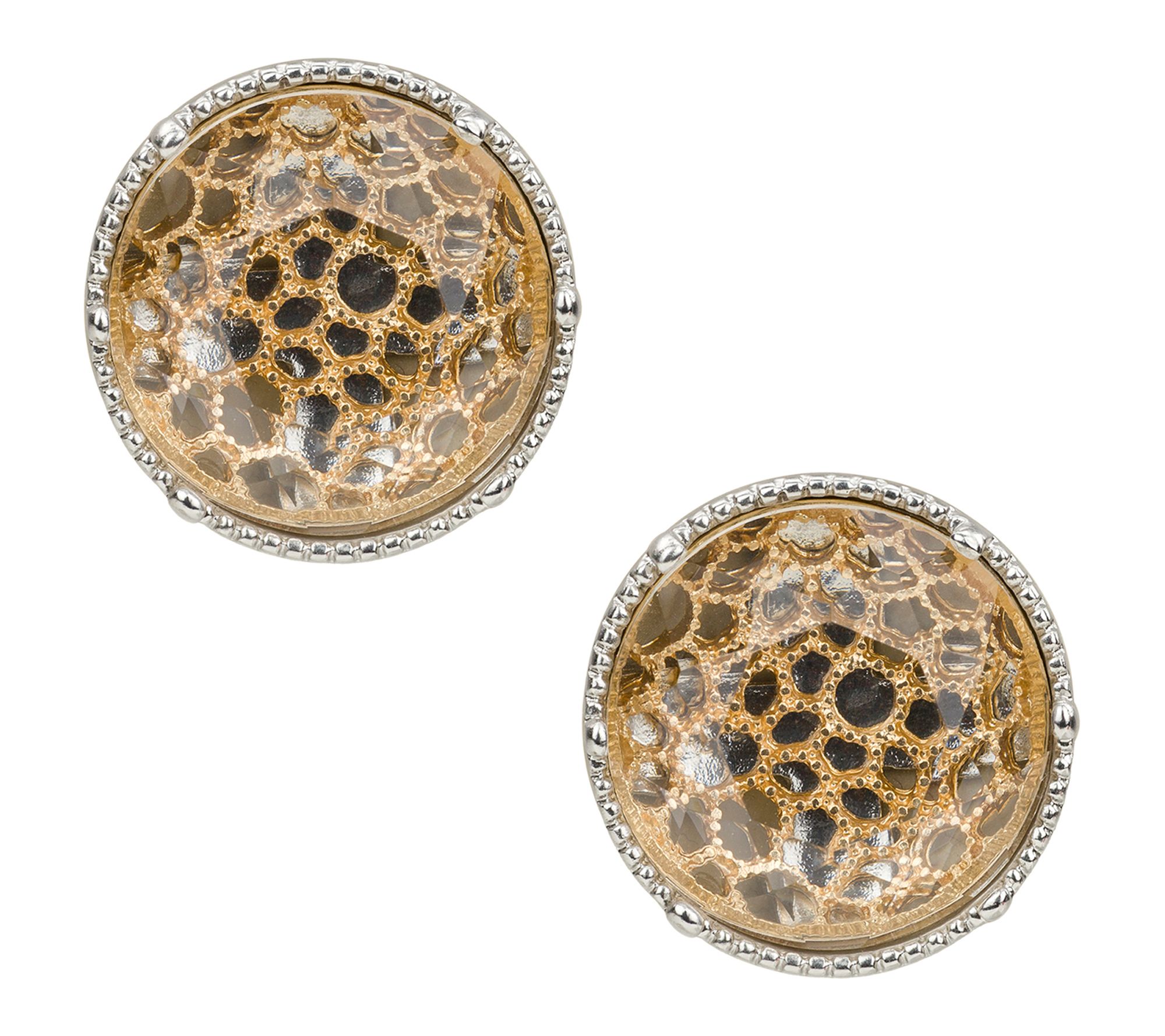 Patricia Nash Button Post Earrings - Filigree Collection