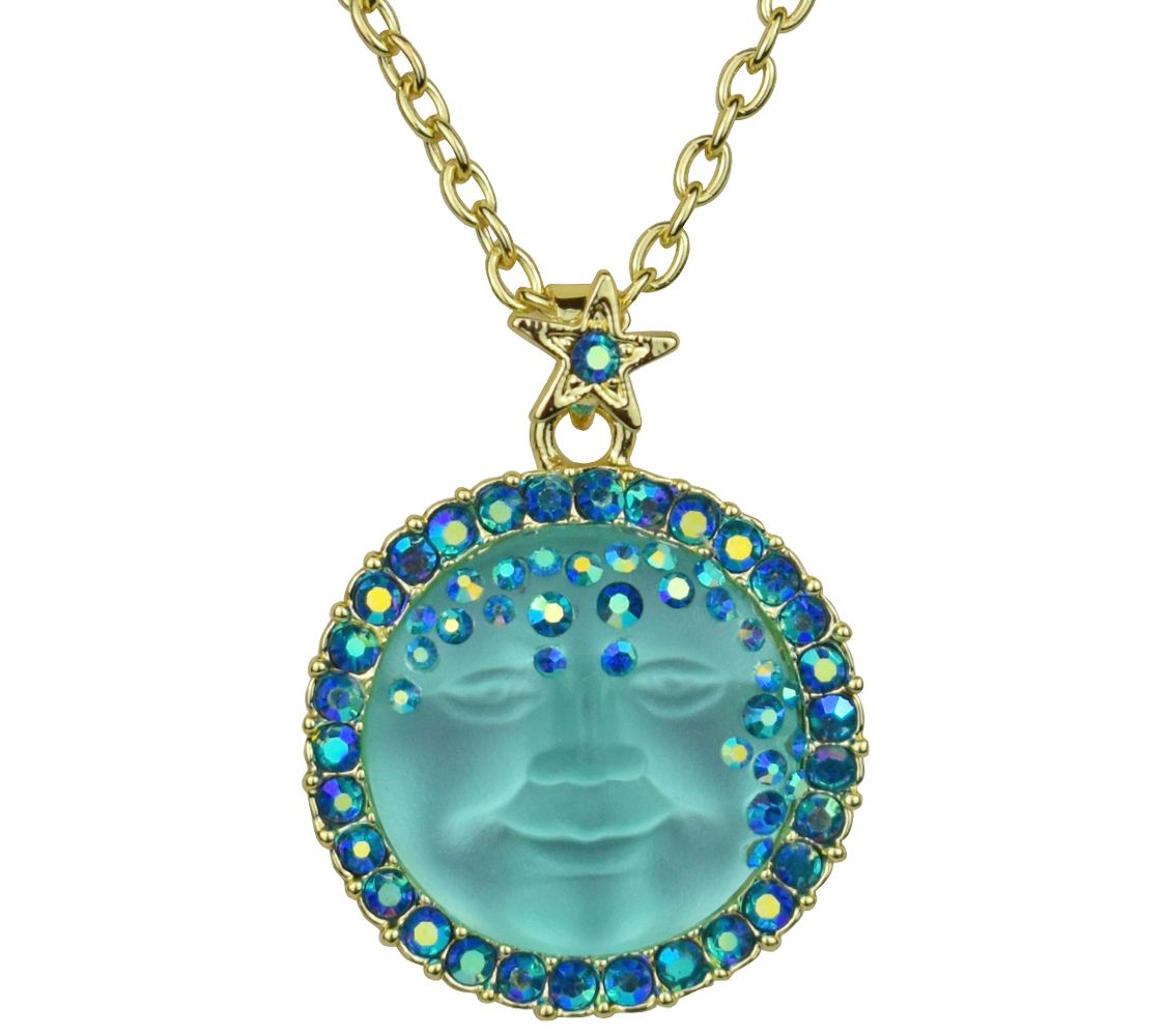 Kirks Folly Goddess Seaview Moon Necklace - QVC.com
