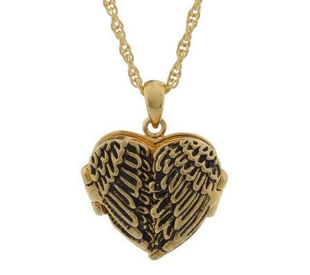 Qvc angel wing deals necklace