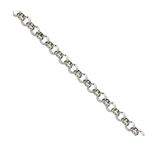 Steel by Design 4.6mm 24" Rolo Chain Necklace