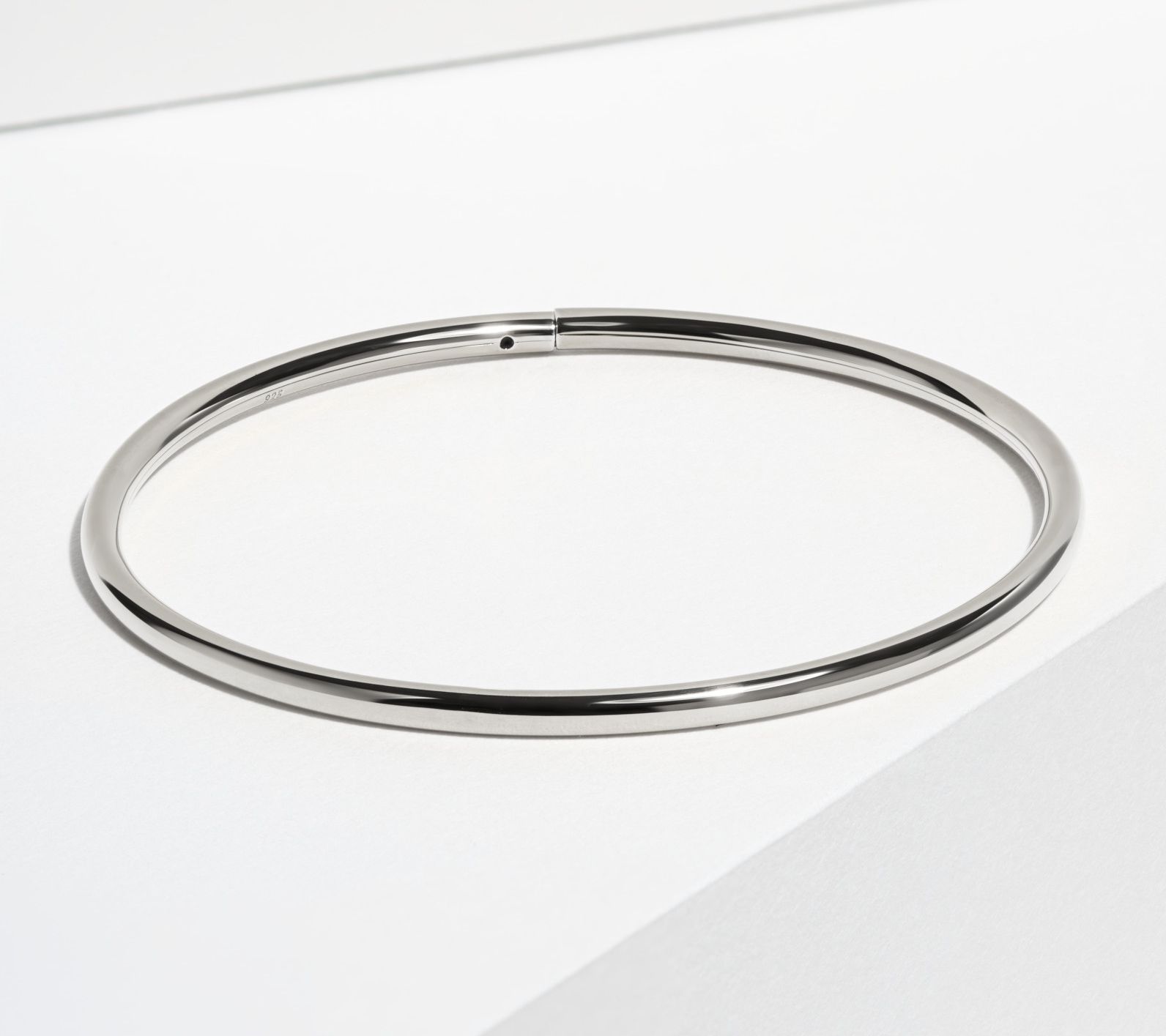 High Polished Flexi-Bangle, Sterling Silver - QVC.com