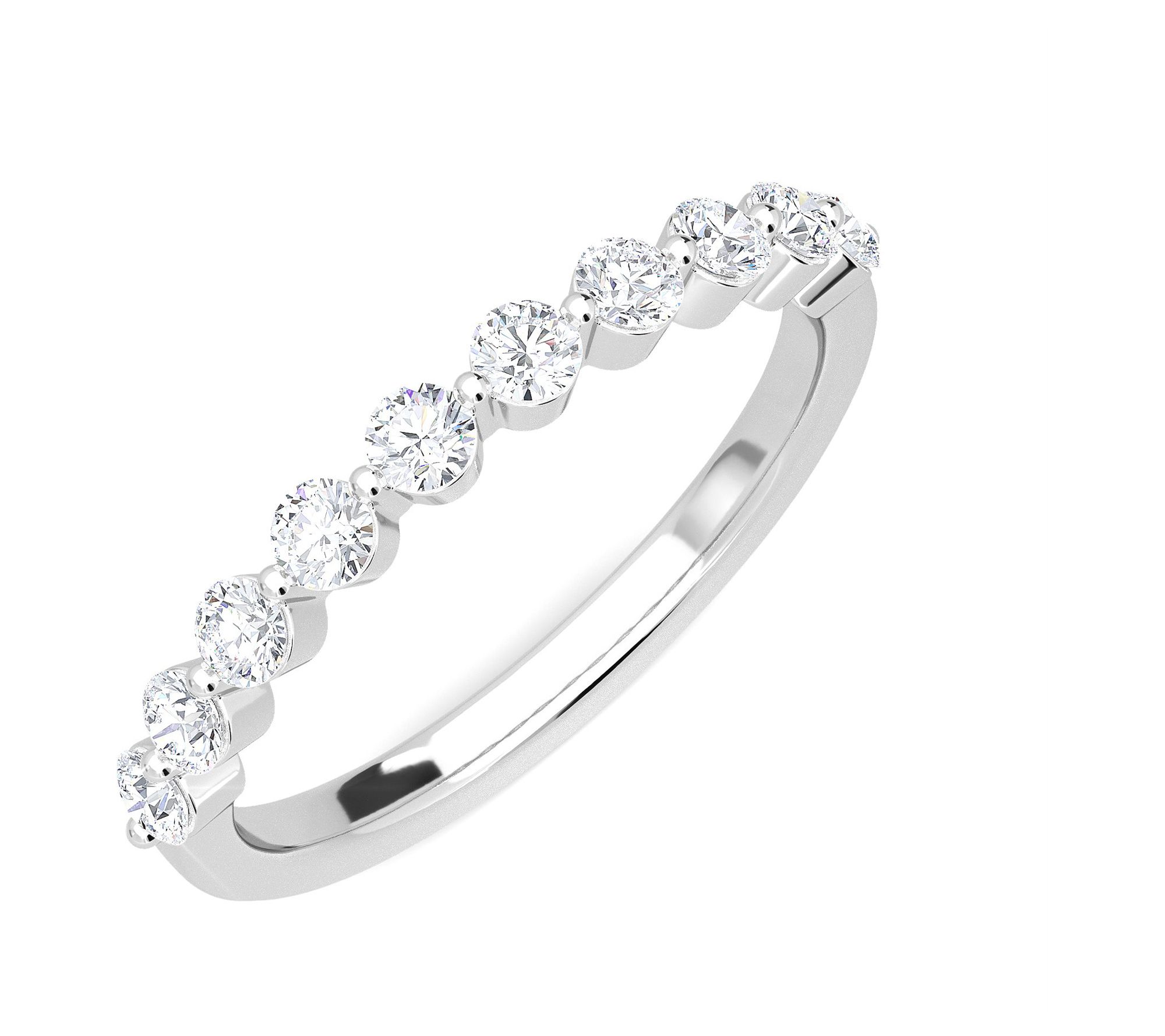 Vida Lab Diamonds Created 0.50 cttw Tanya BandRing, 14K Gold