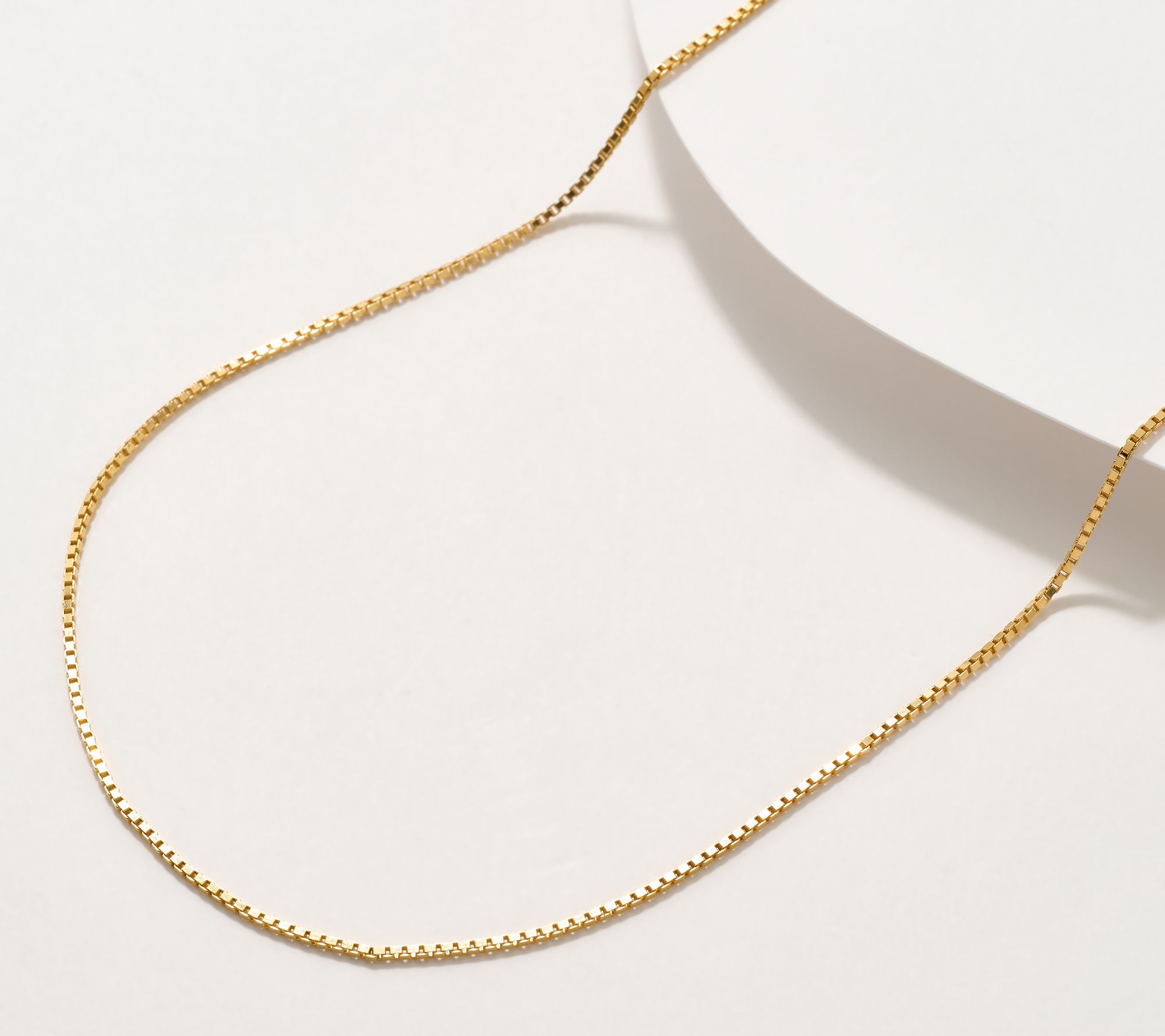 UltraFine 950 Silver Adjustable Box Chain 24" Necklace