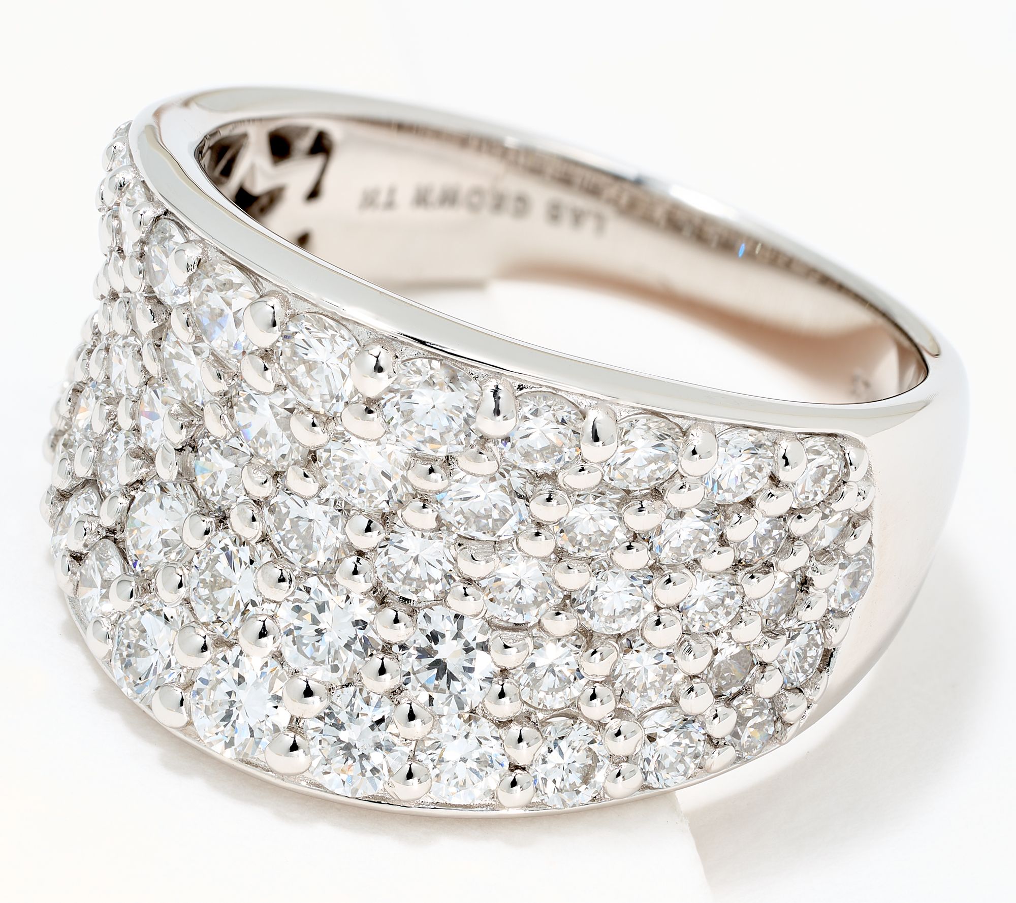 JEN by Jennifer Miller Pave Lab Grown Diamond Saddle Ring, 2.50ct