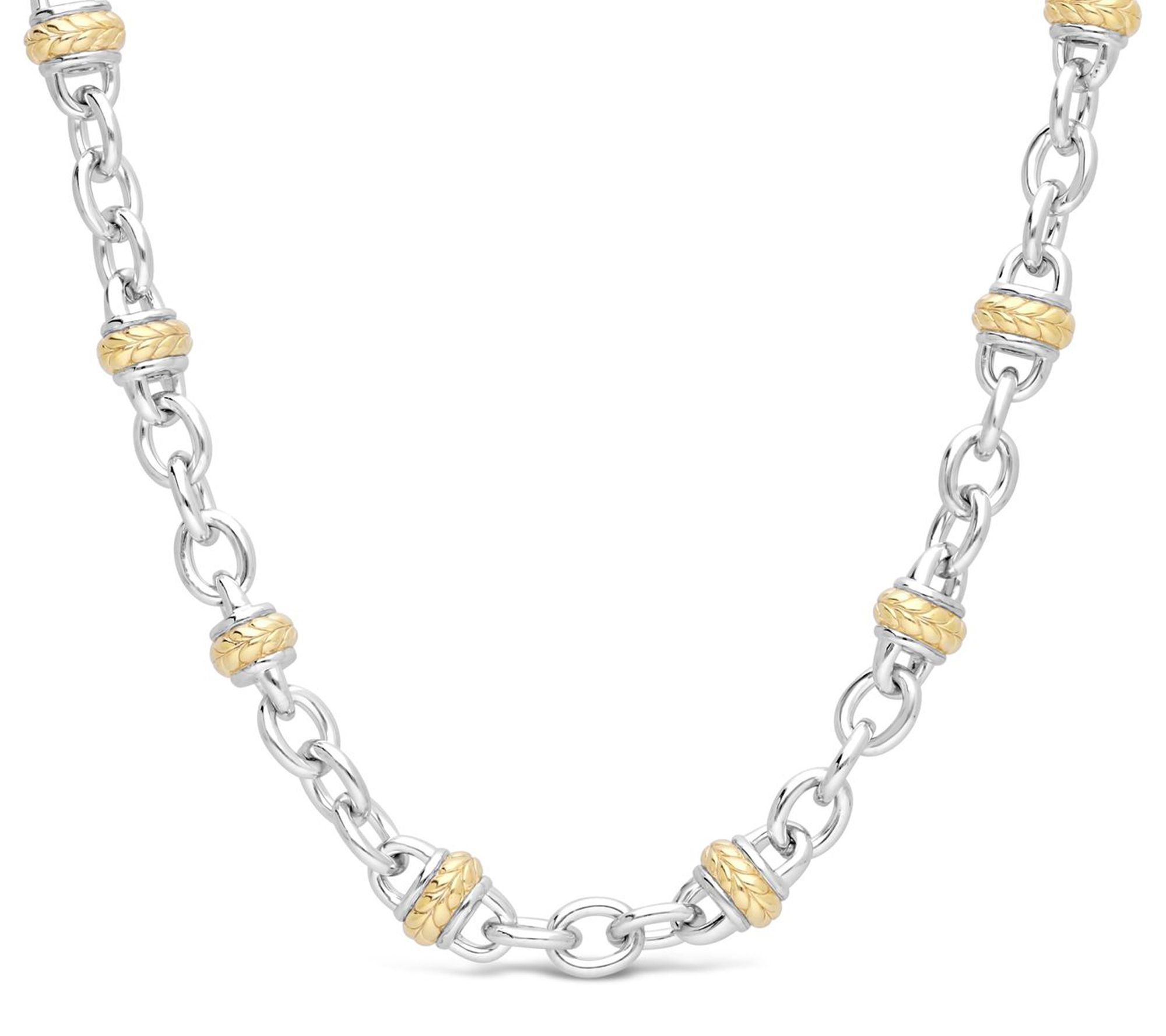 Tiffany Kay Studio Sterling & 14K Gold Clad Station Necklace